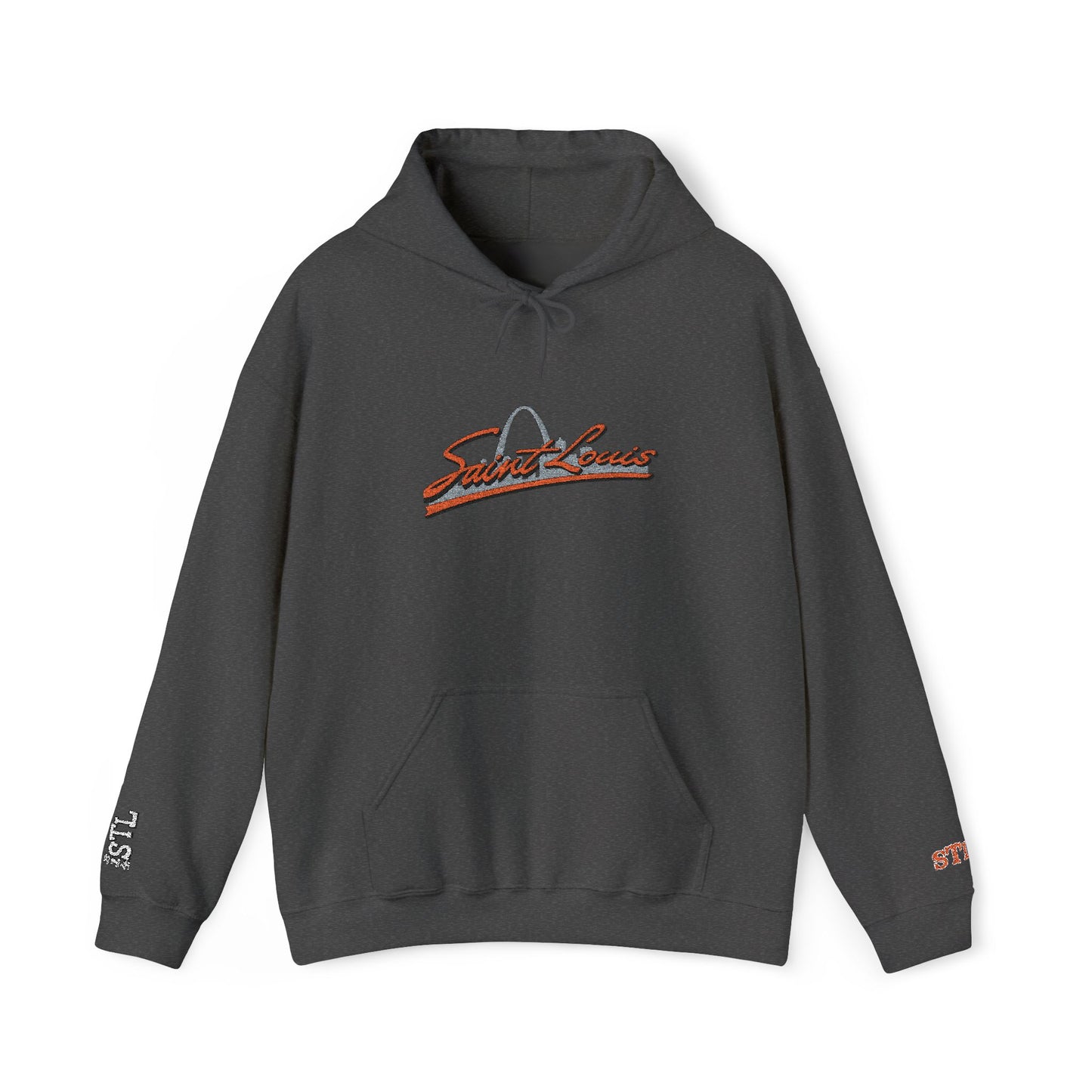 Saint Louis Embroidered Hoodie — Classic City Logo Sweatshirt