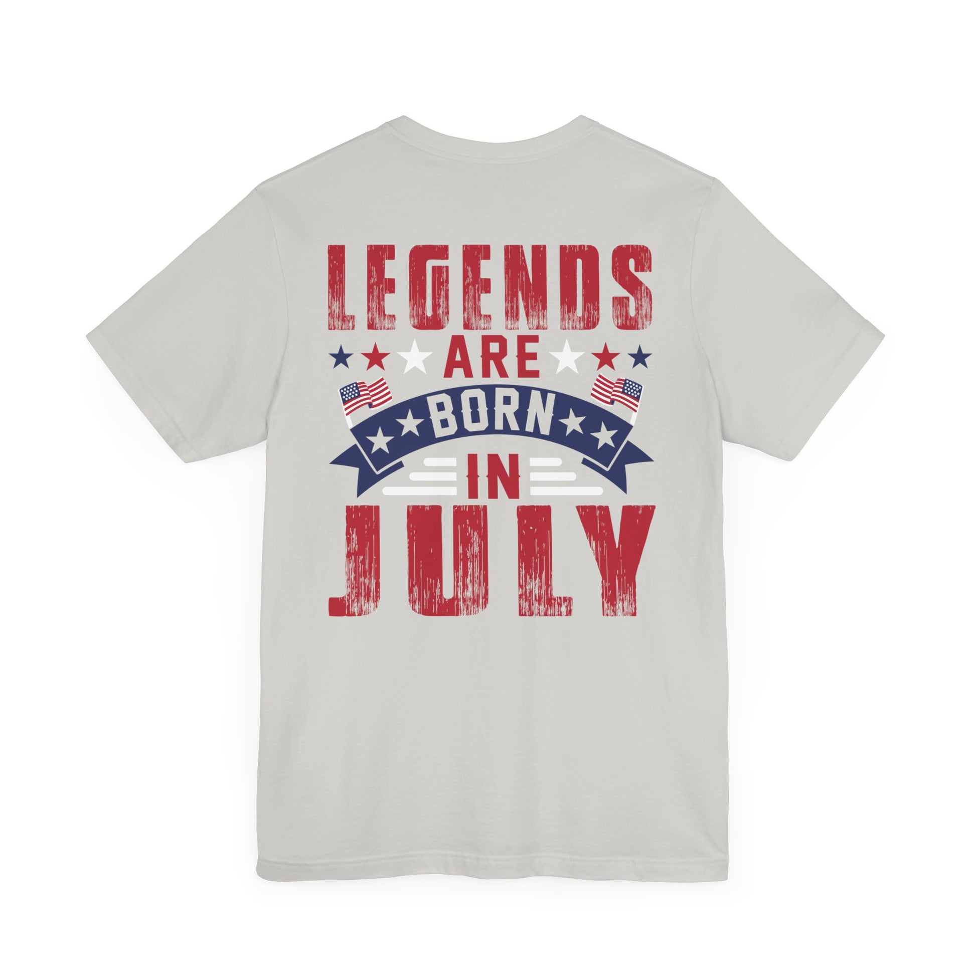 Legends Are Born in July Unisex Jersey Short Sleeve Tee Printify