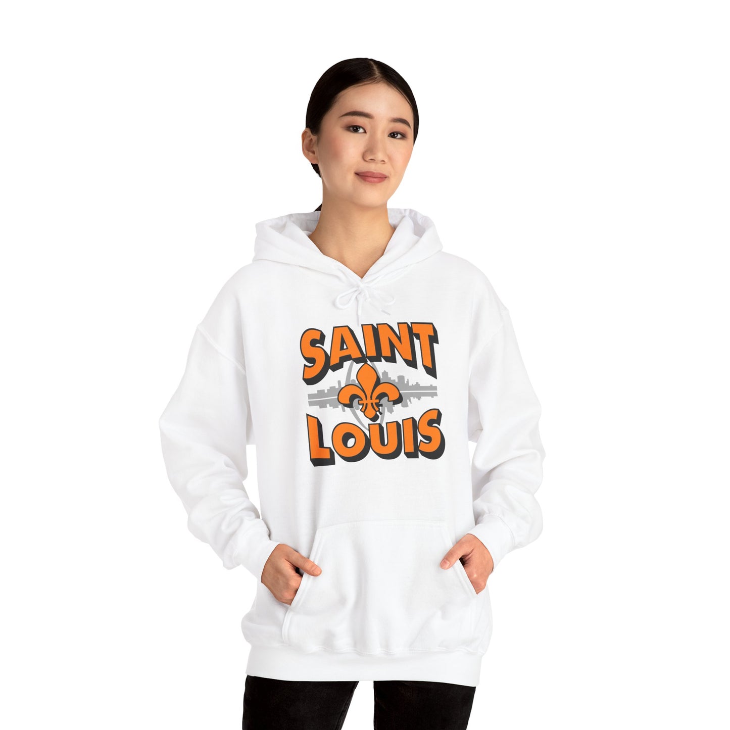 Saint Louis Graphic Hoodie — City Skyline Saint Louis Hoodie