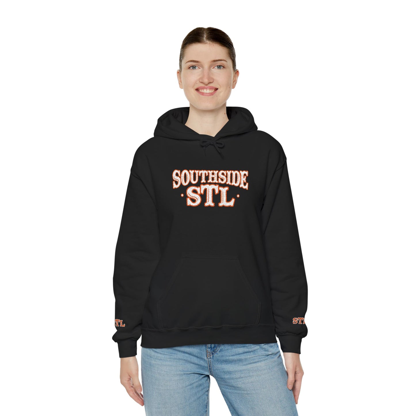 Embroidered Hoodie - Southside STL Design Printify