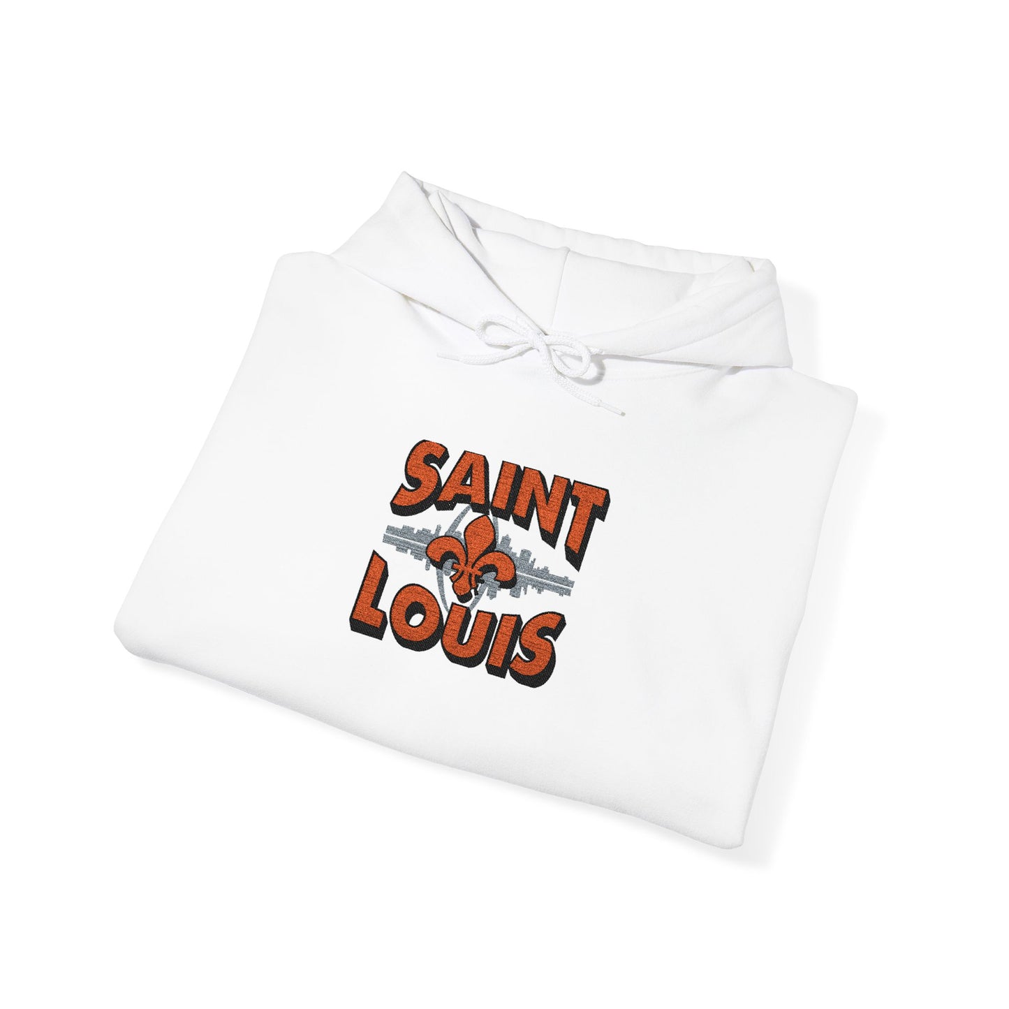 Saint Louis City Skyline Embroidered Hoodie