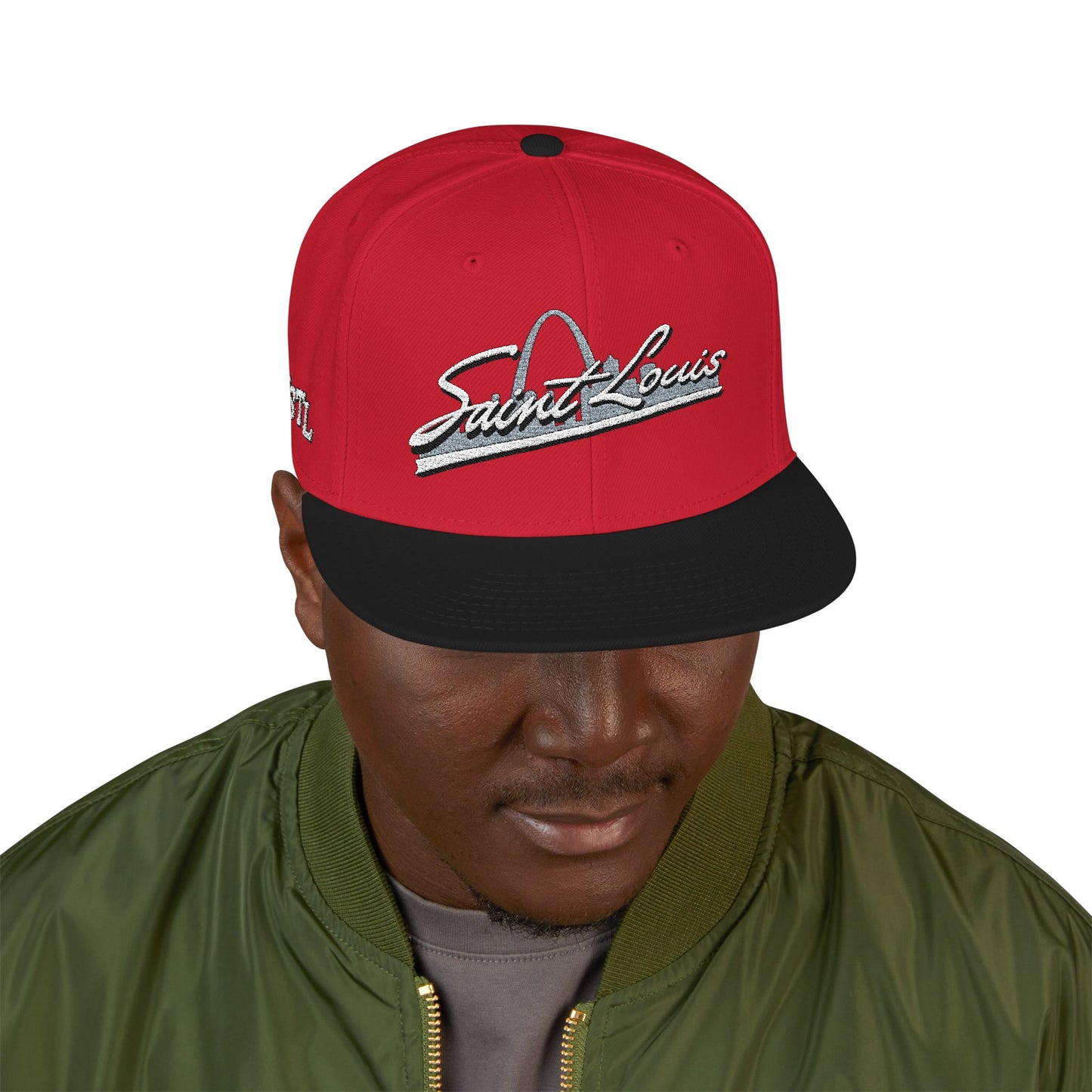 Snapback (Embroidery)-Saint Louis Logo Printify