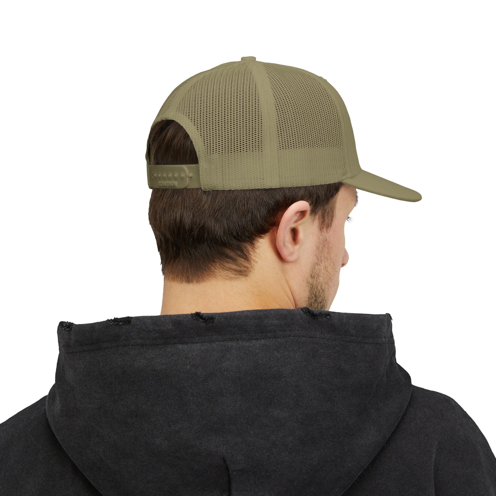 Embroidered Snapback Trucker Cap - Saint Louis Logo Printify