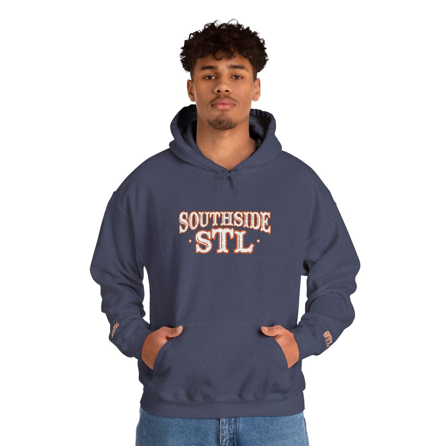 Embroidered Hoodie - Southside STL Design Printify