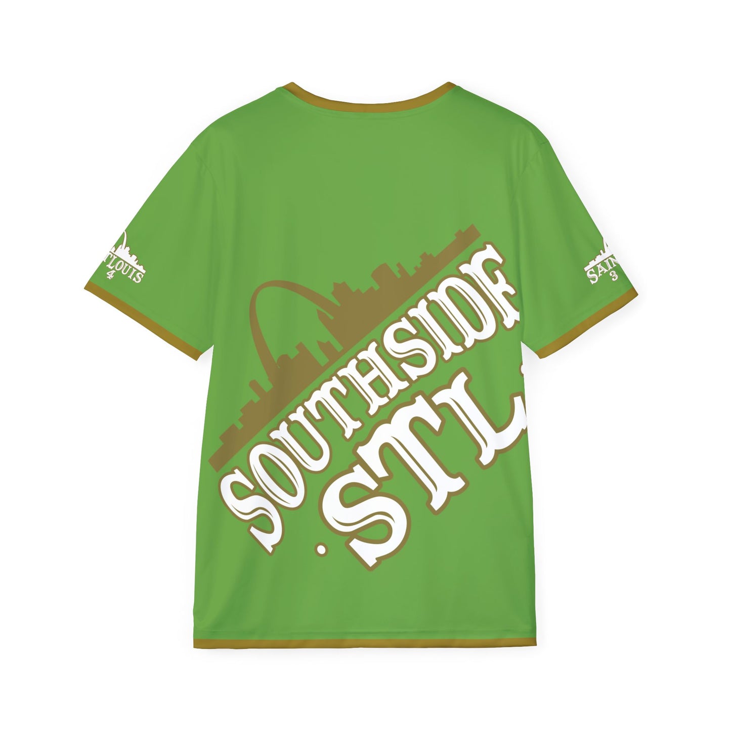 Southside STL All Over Print Sport Jersey(Lime) – Gold Skyline Edition