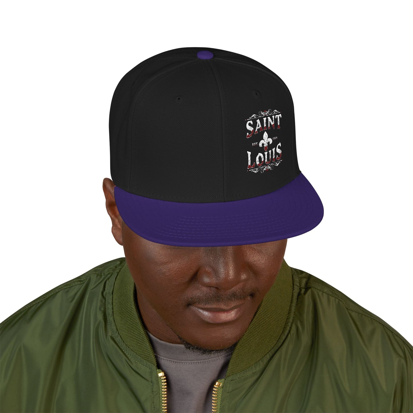 Saint Louis Snapback (Embroidery)⚠️ Contains AI-generated models