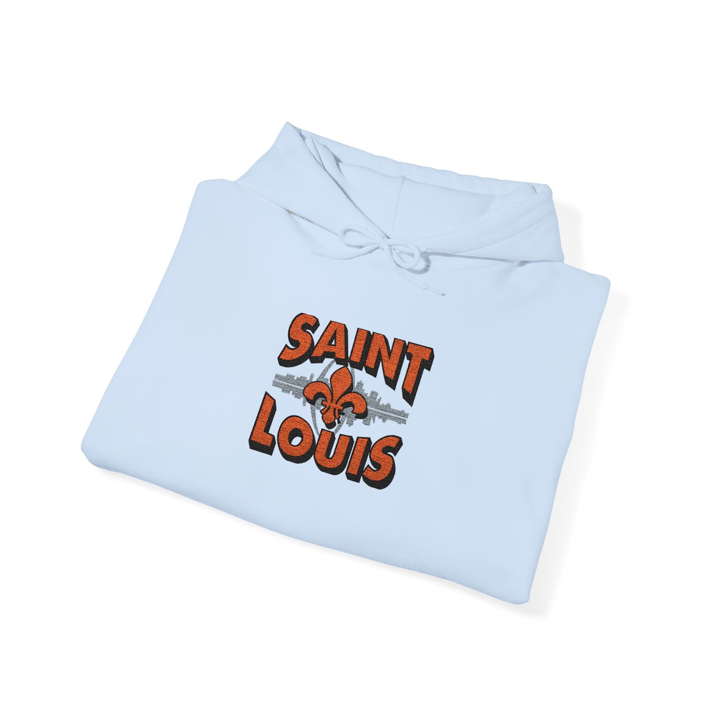 Saint Louis City Skyline Embroidered Hoodie