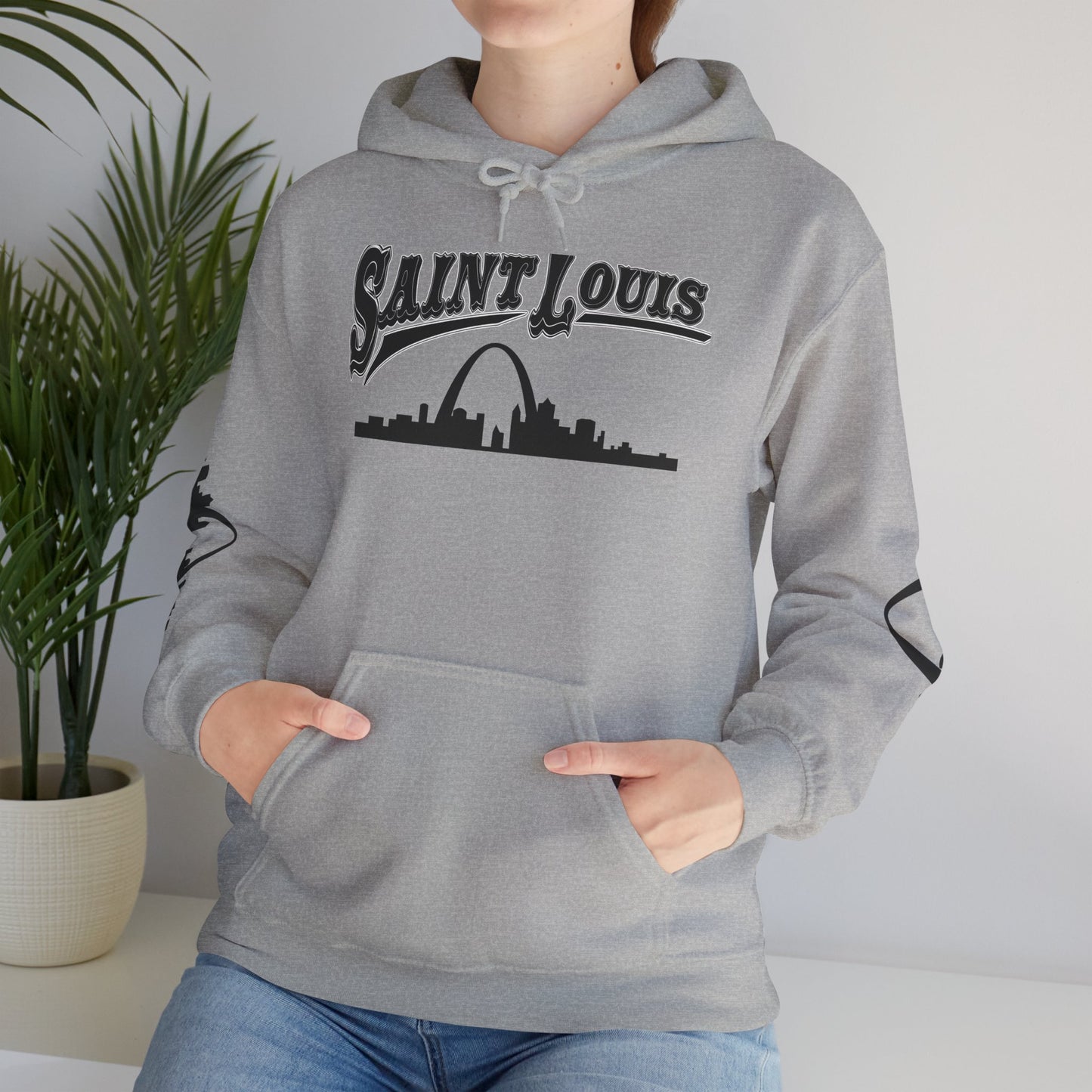 Saint Louis Skyline Hoodie - Unisex Heavy Blend™ Printify