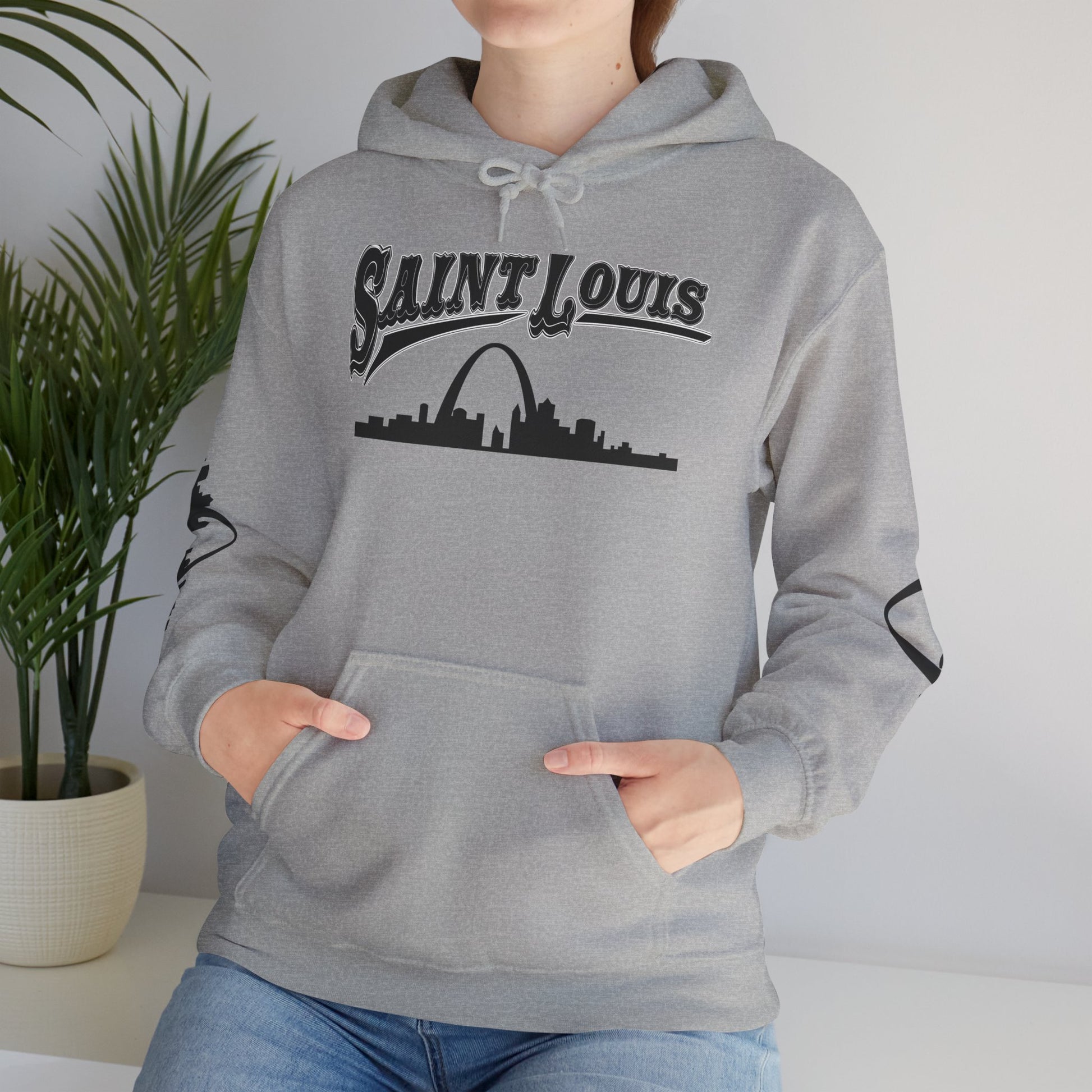 Saint Louis Skyline Hoodie - Unisex Heavy Blend™ Printify