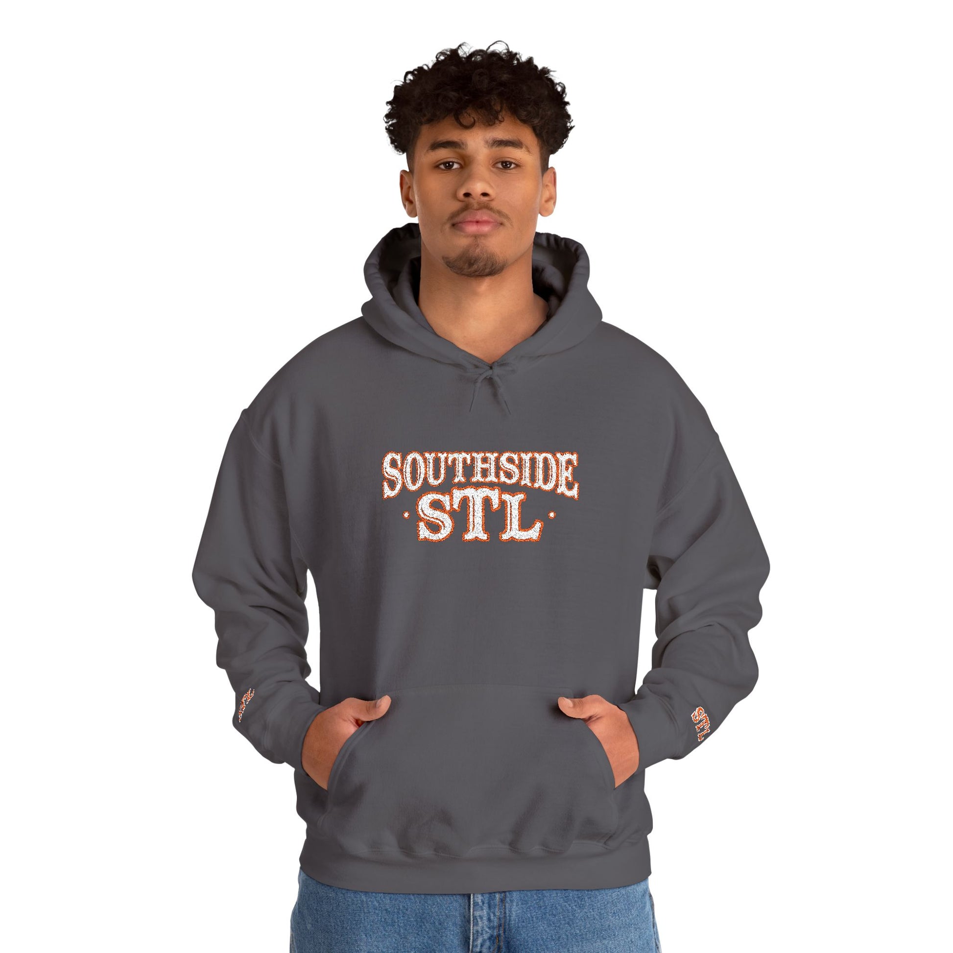 Embroidered Hoodie - Southside STL Design Printify