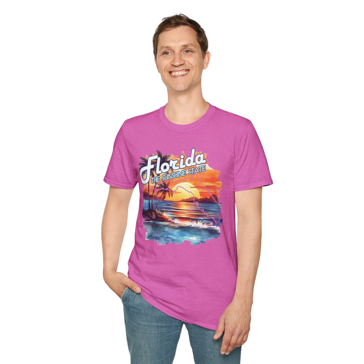 Florida Sunshine State T-Shirt - Unisex Softstyle