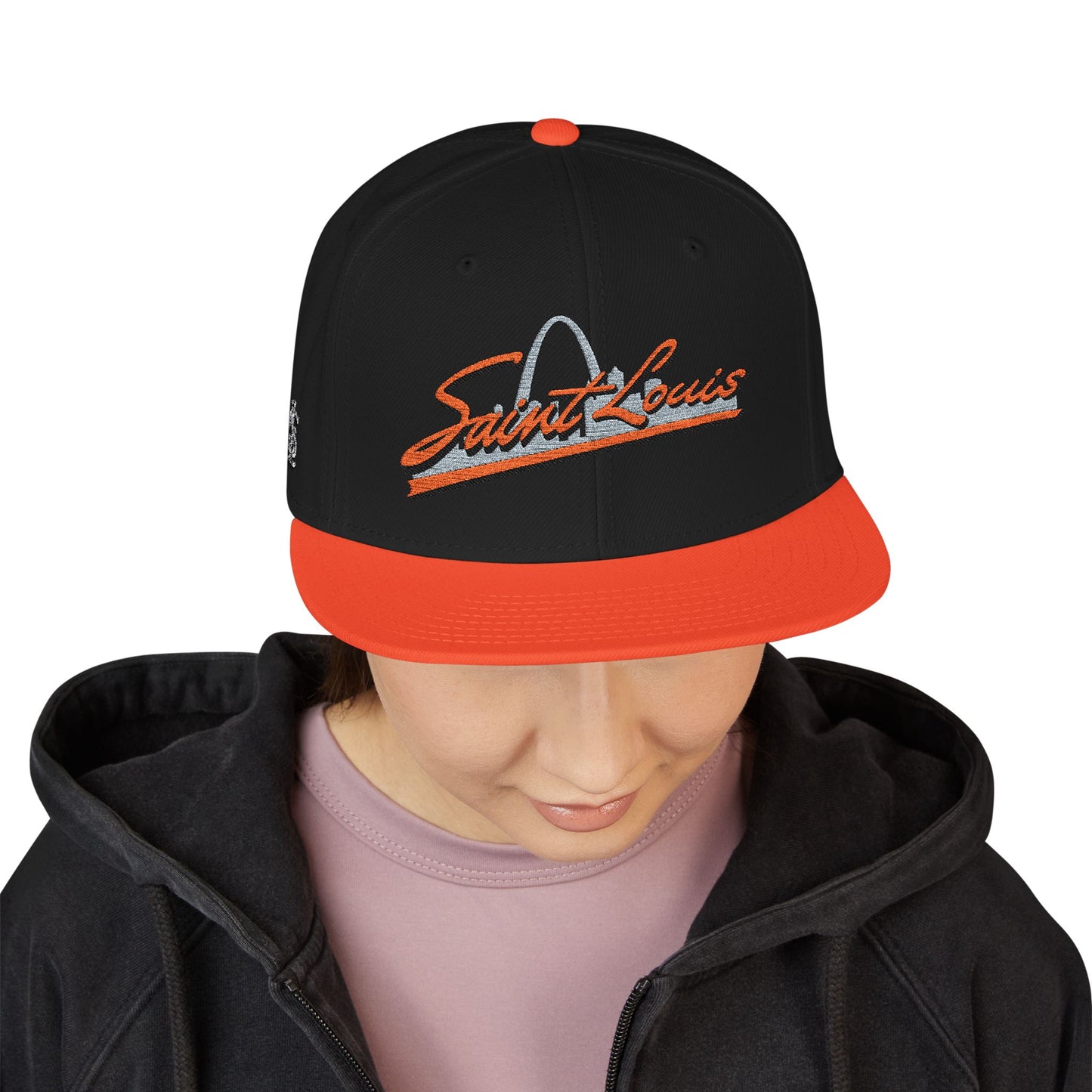 Embroidered Snapback-Saint Louis Printify