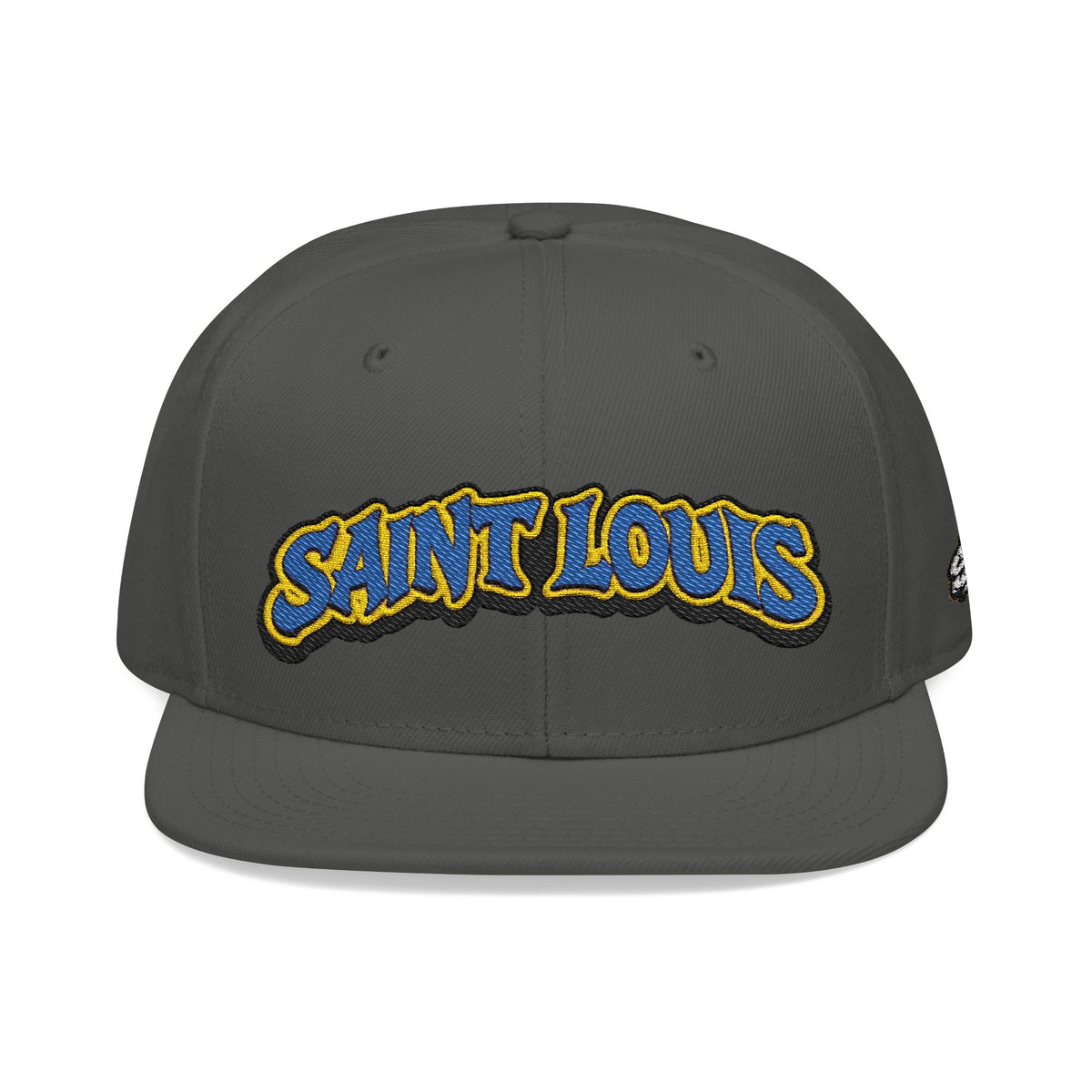 St. Louis Embroidered Snapback Hat — Retro Script Logo Cap