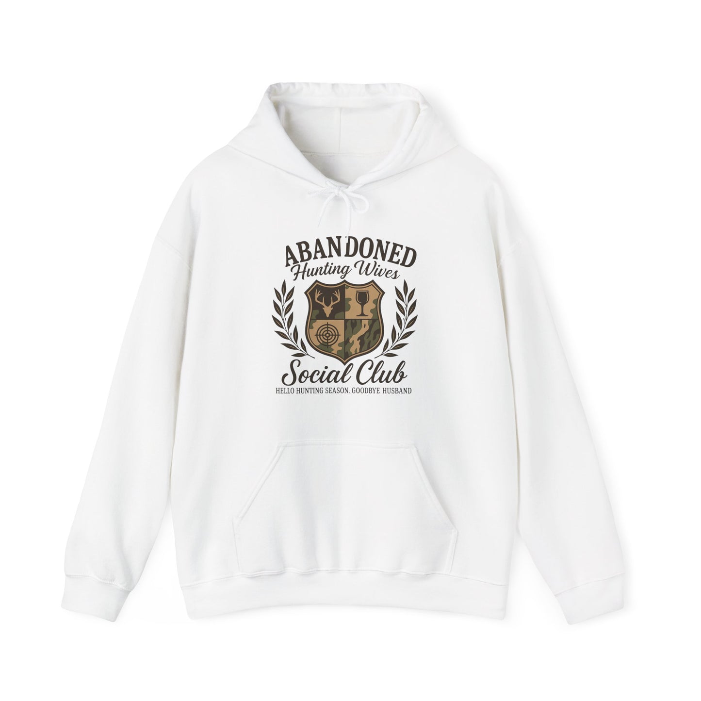 Abandoned Hunters Wives Social Club Hoodie Printify
