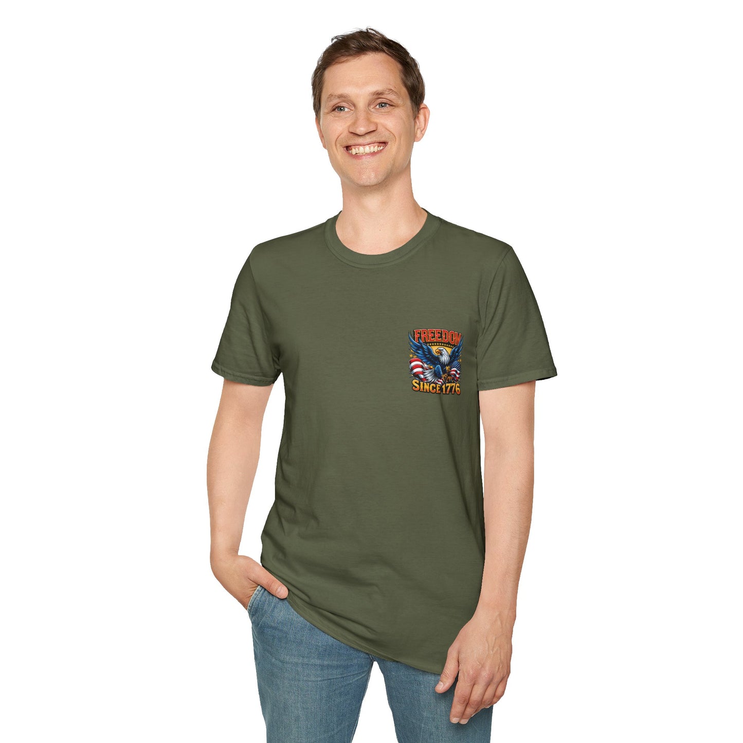 Freedom Since 1776 Graphic Tee Printify