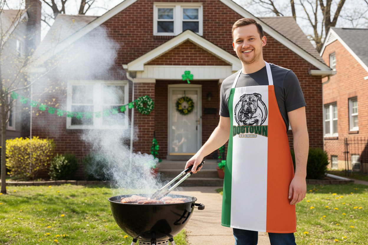 Irish Flag Bulldog Apron – Dogtown Cooking Apron