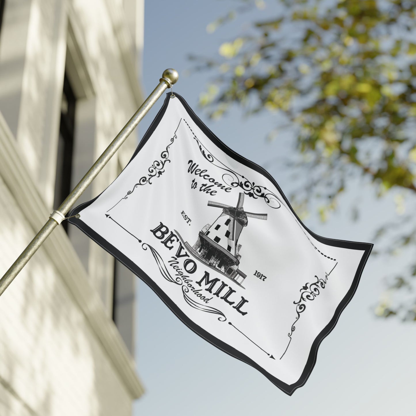 Double Sided Flag - Bevo Mill Neighborhood Flag