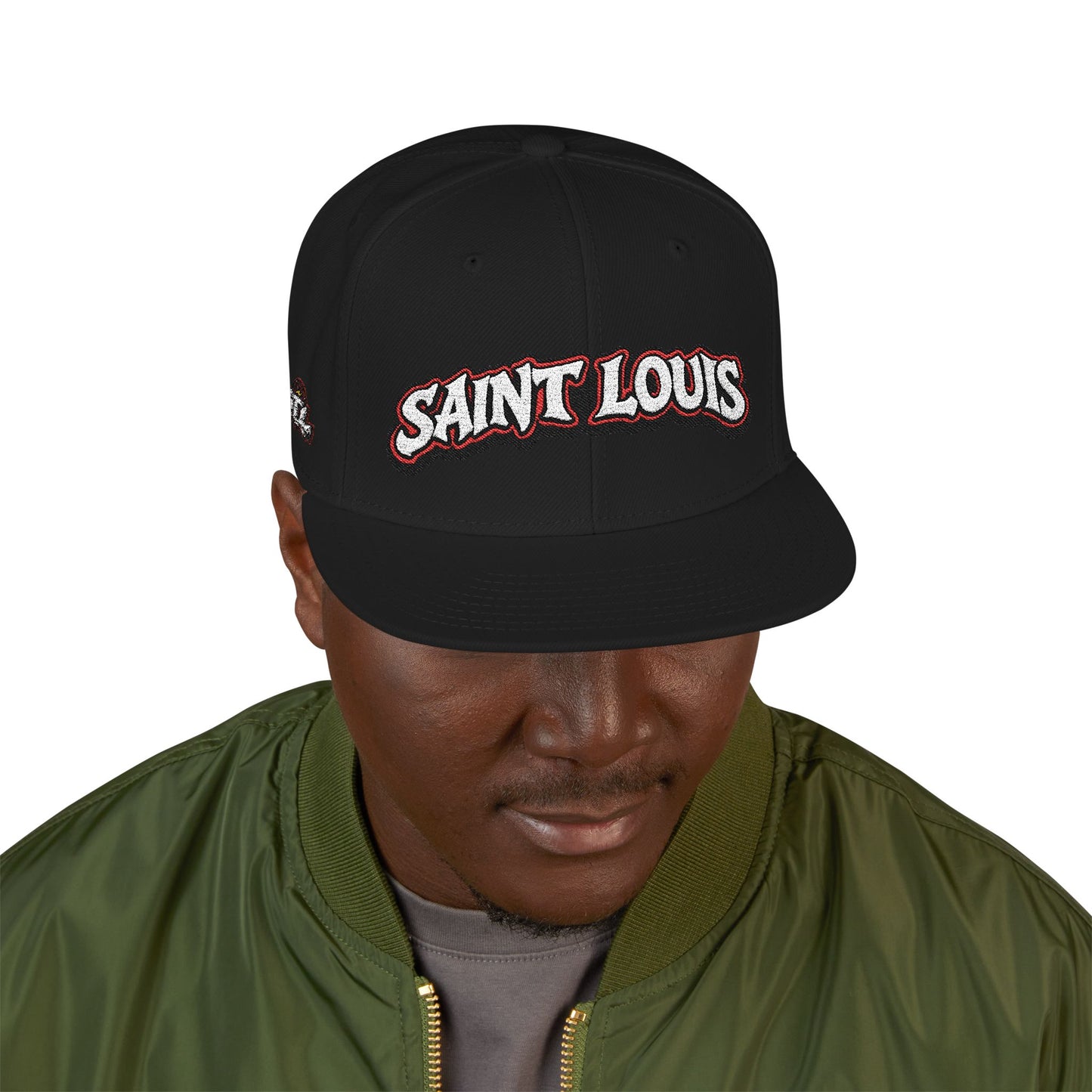 Snapback Hat — ‘St. Louis’ Embroidered Streetwear Cap