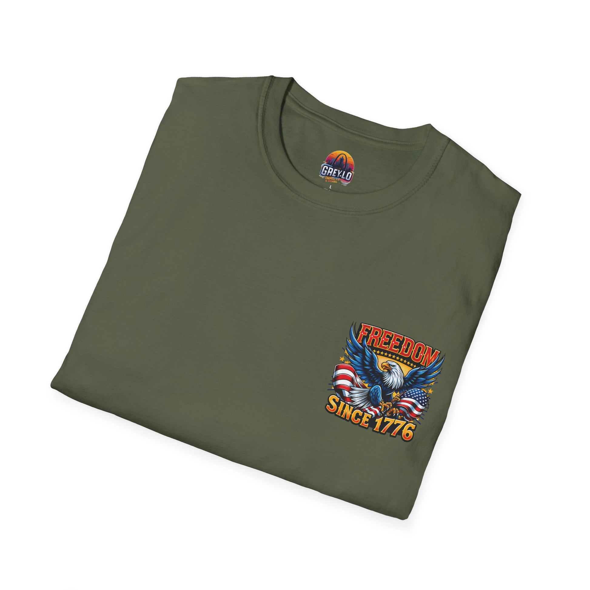 Freedom Since 1776 Graphic Tee Printify