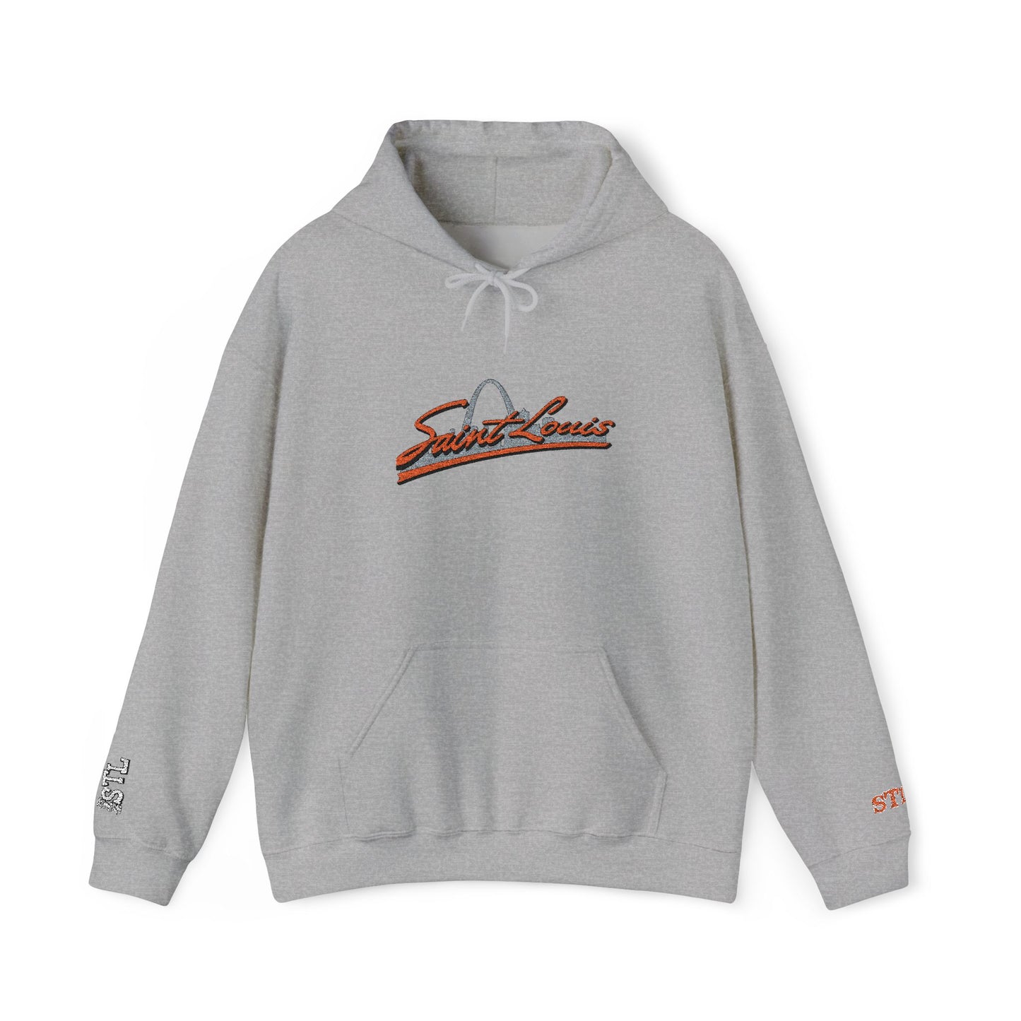 Saint Louis Embroidered Hoodie — Classic City Logo Sweatshirt