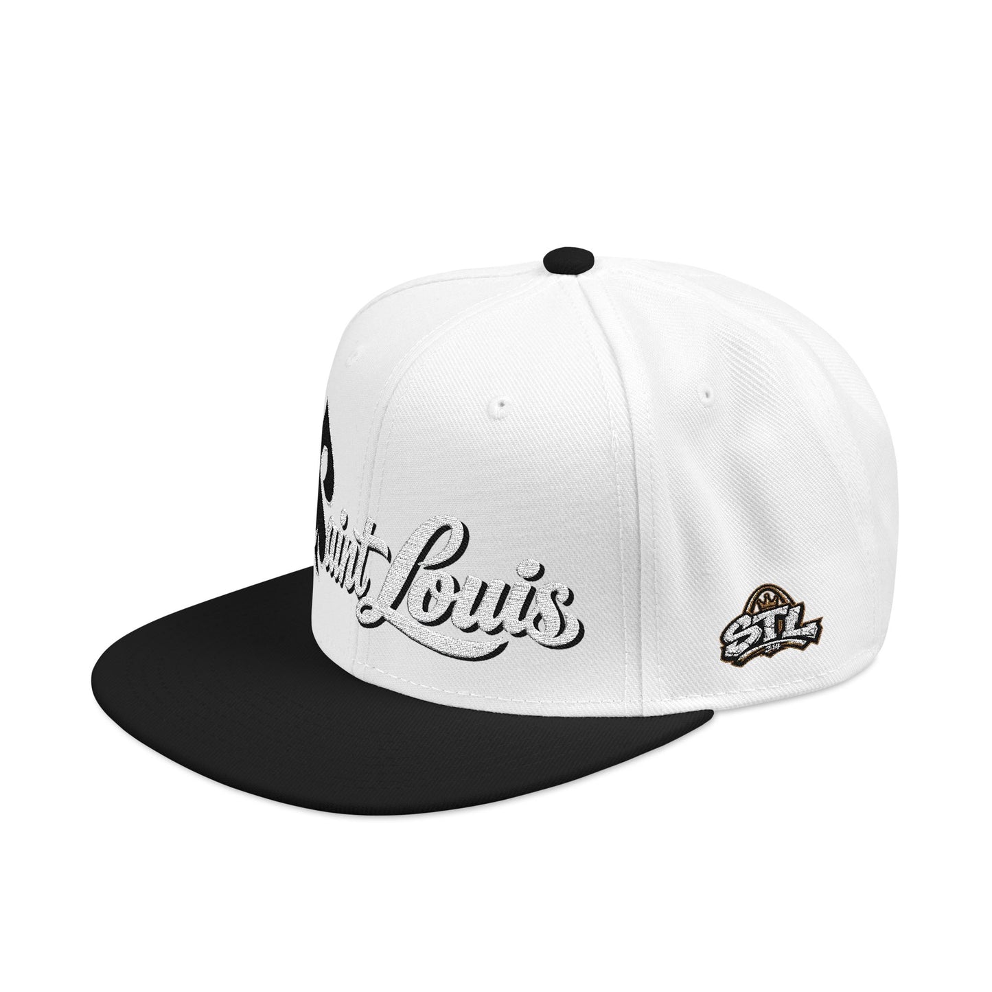 Embroidered 'Saint Louis' Snapback Hat