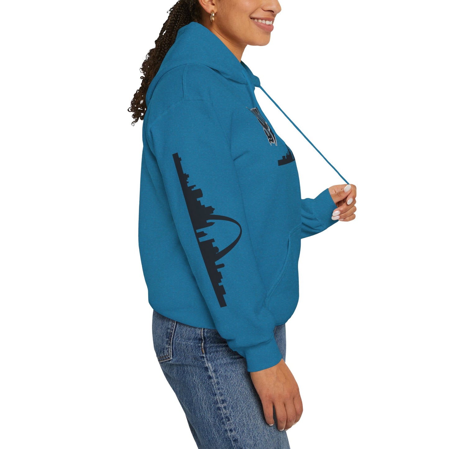Saint Louis Skyline Hoodie - Unisex Heavy Blend™