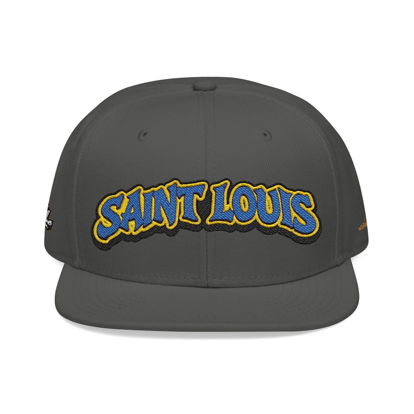St. Louis Embroidered Snapback Hat — Retro Script Logo Cap