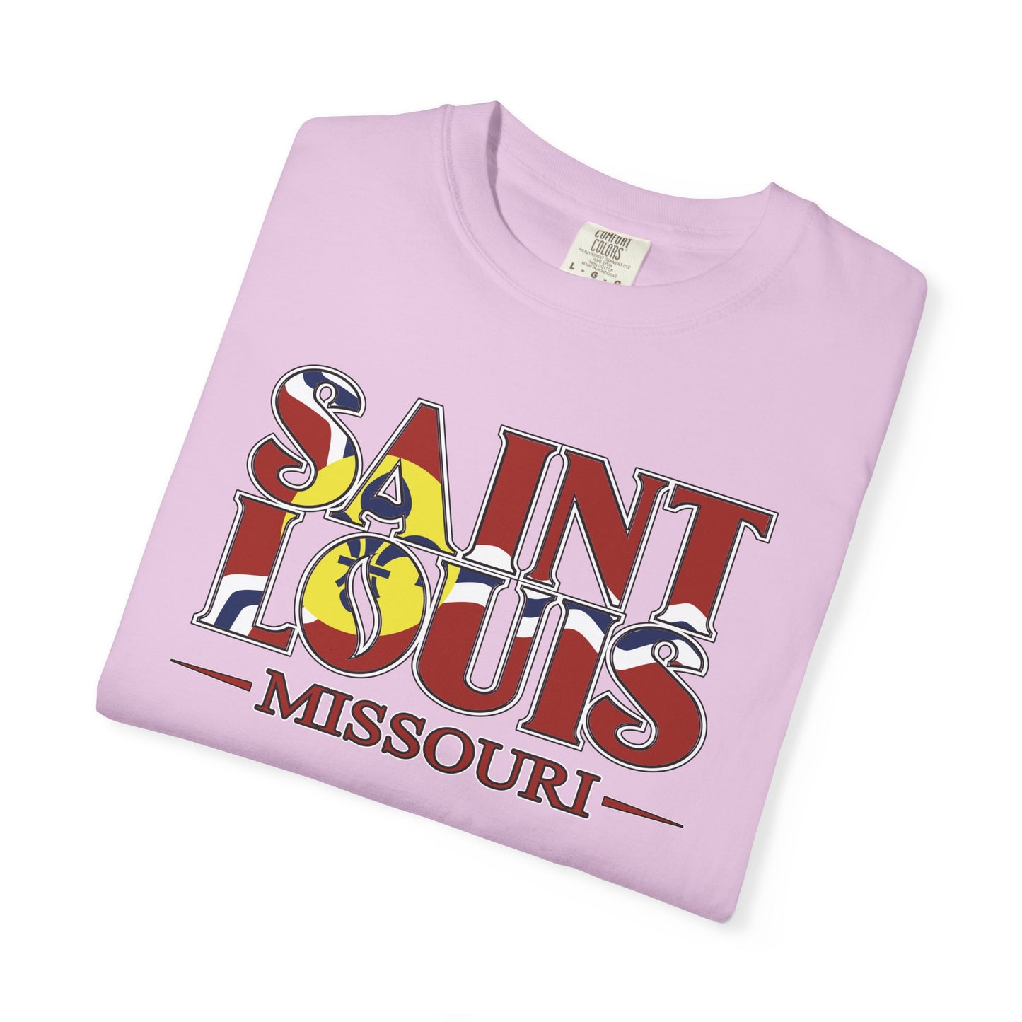 Saint Louis Missouri T-Shirt — Vintage St. Louis Flag Graphic Tee