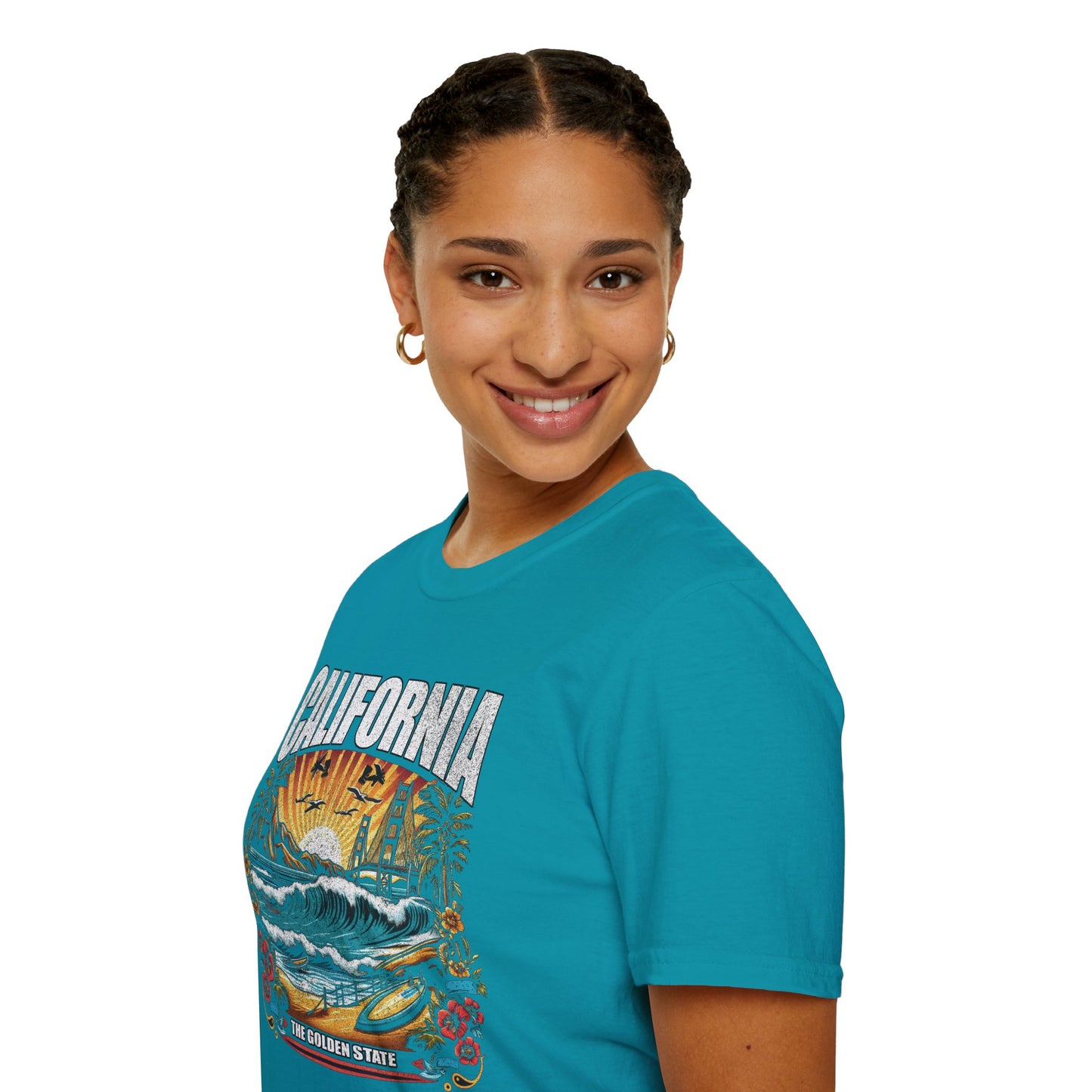 California The Golden State Graphic Tee