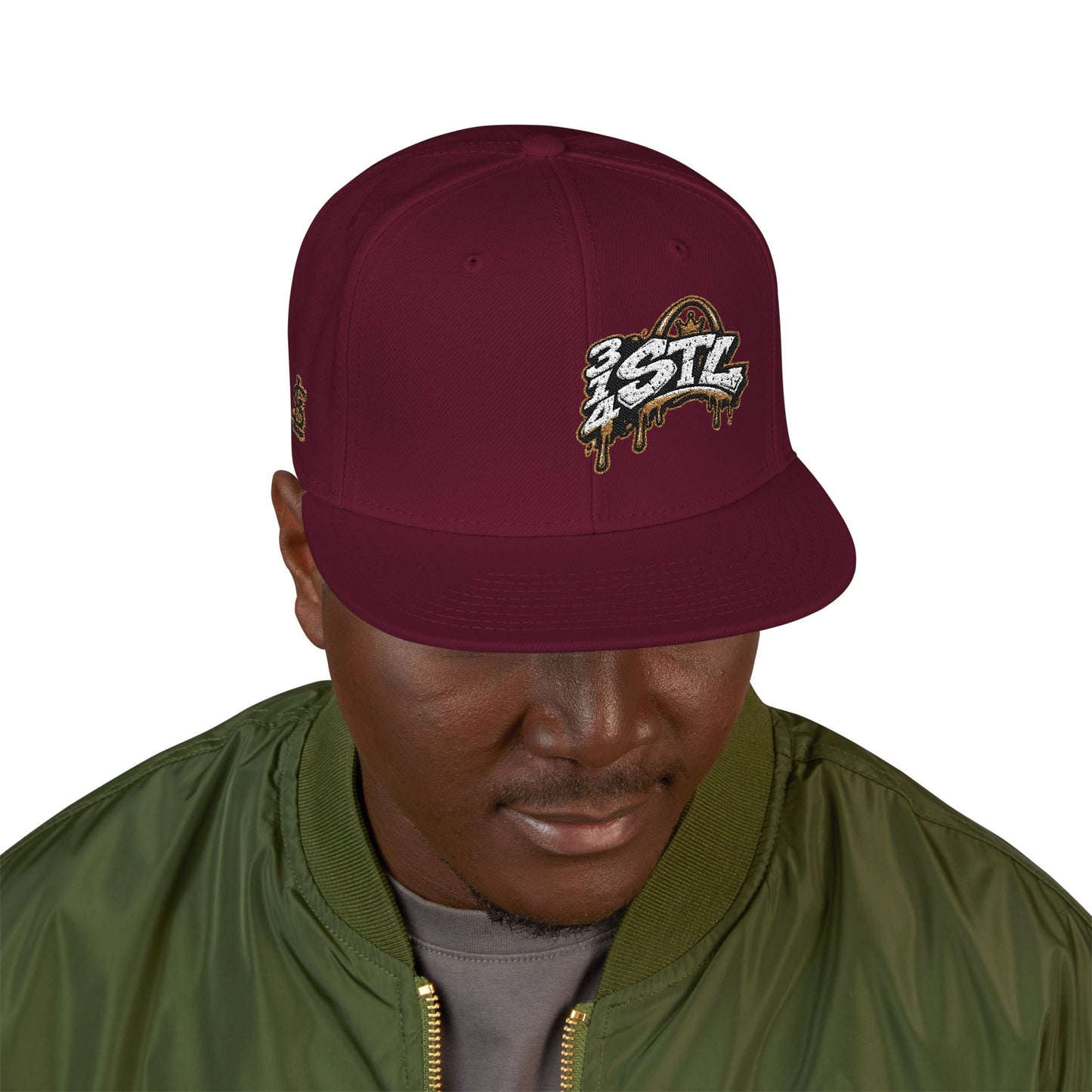 Snapback Hat — STL Drip Embroidered Baseball Cap