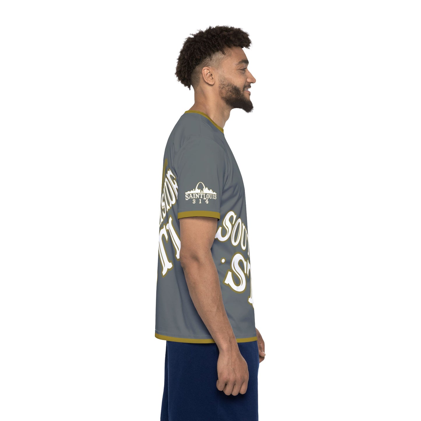 Southside STL All Over Print Sport Jersey (Dark Grey)– Gold Skyline Edition