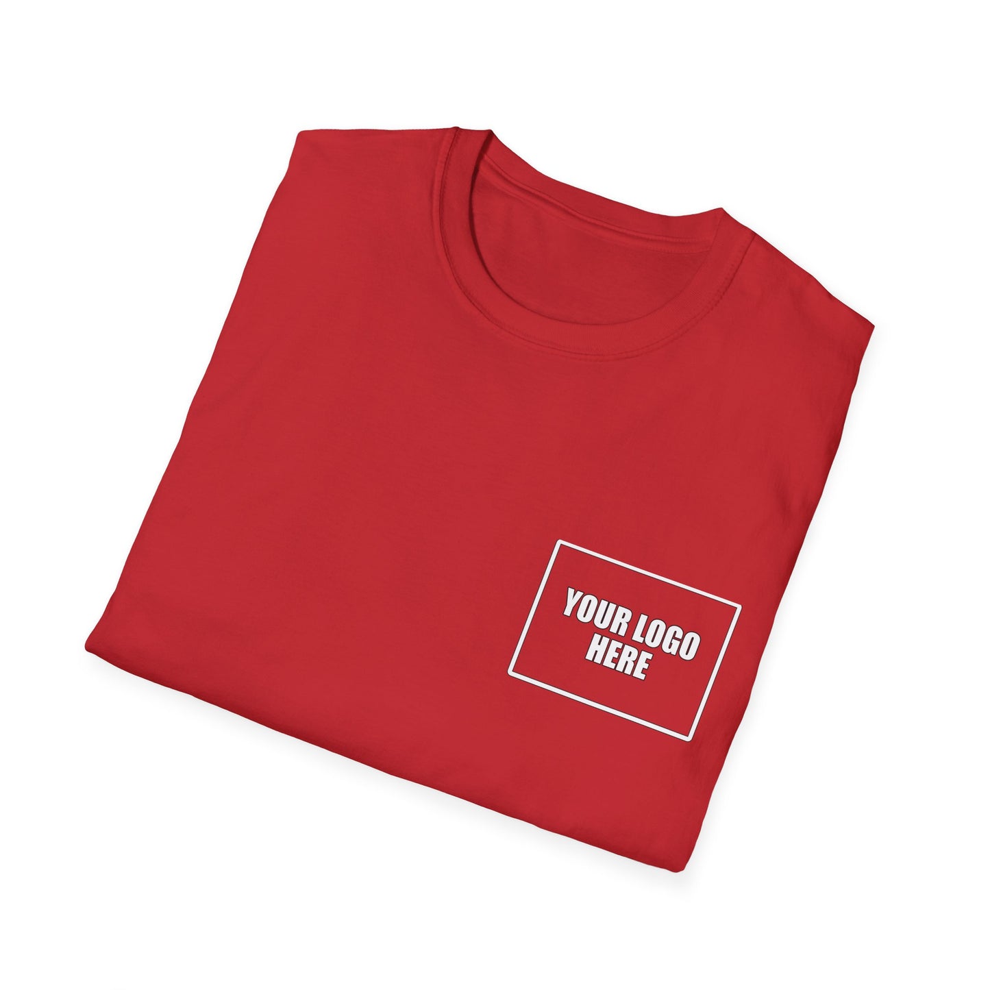 Custom Front Pocket Logo Work T-Shirt