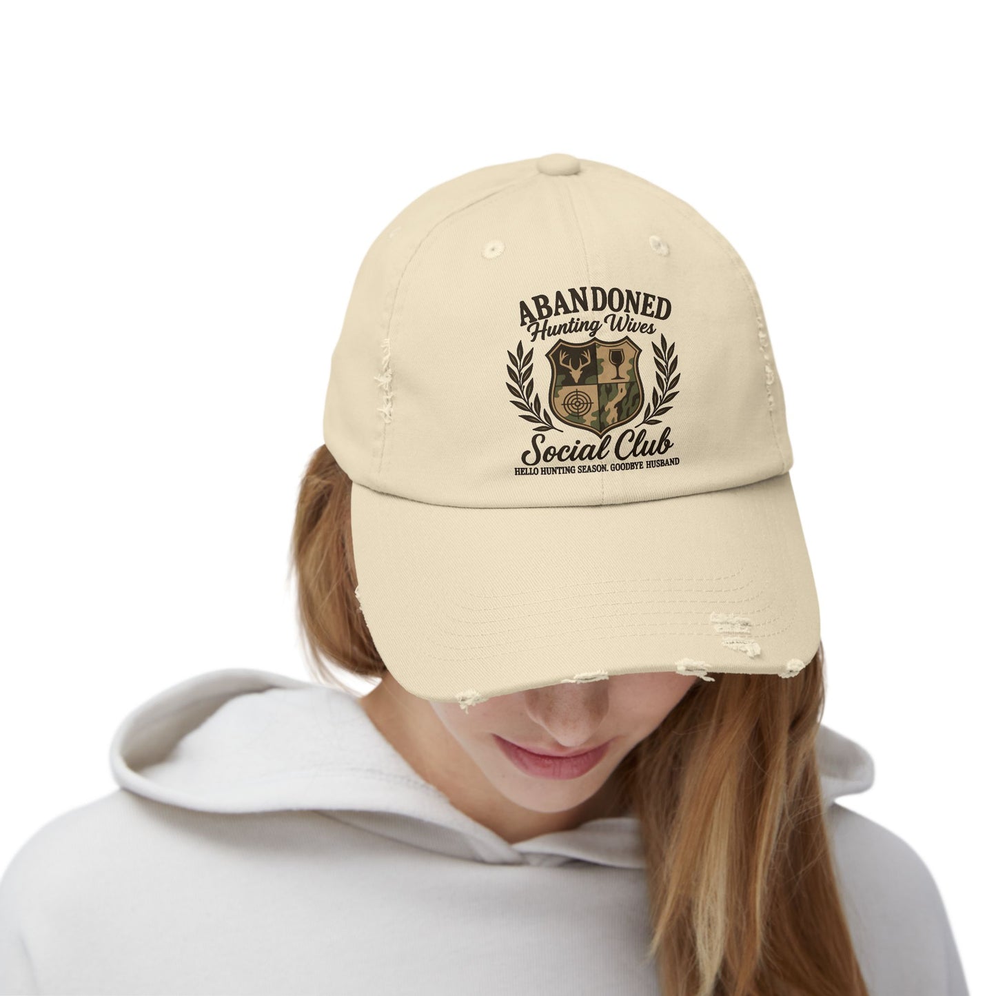 Distressed Cap - Abandoned Wives Social Club