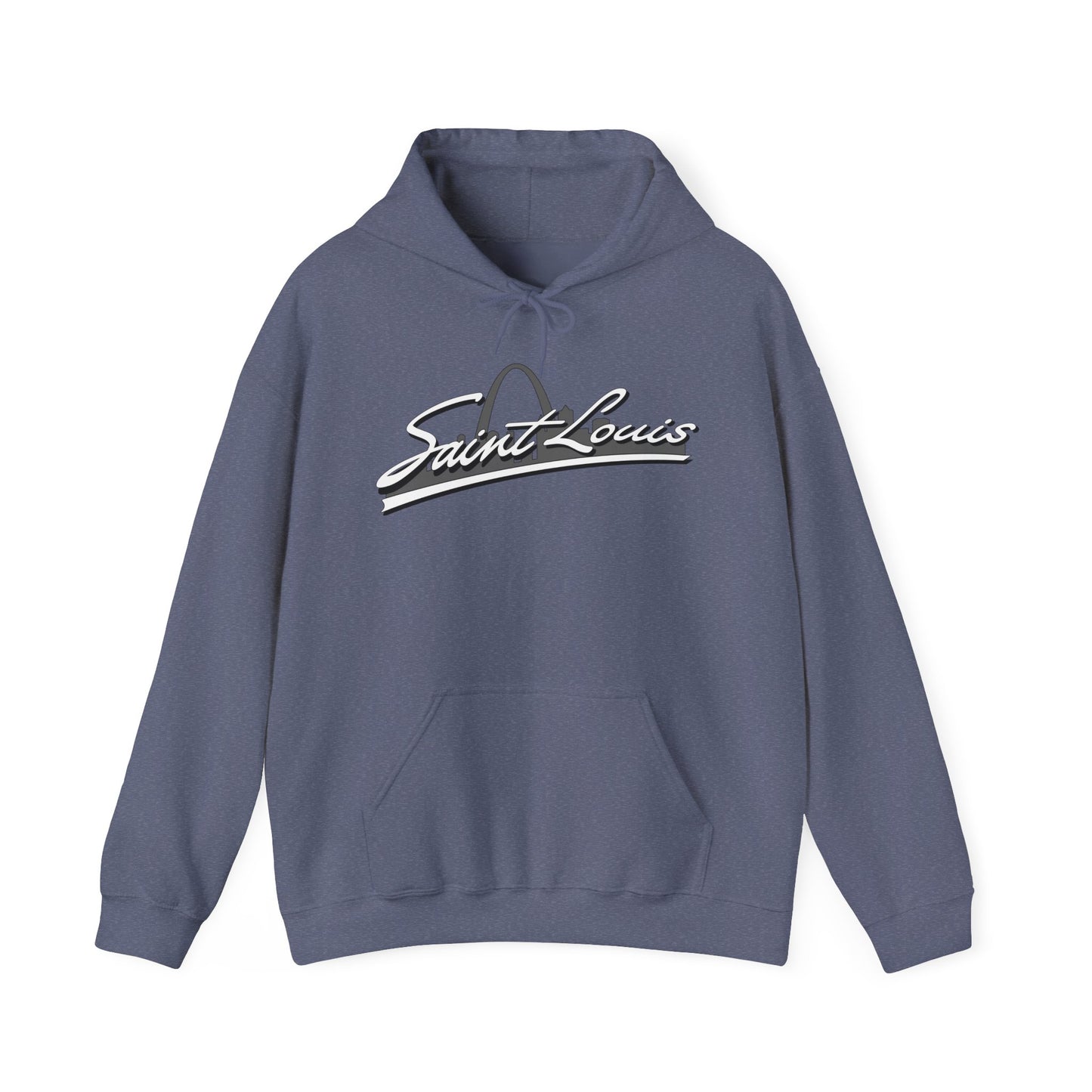 Saint Louis Graphic Hooded Sweatshirt Printify