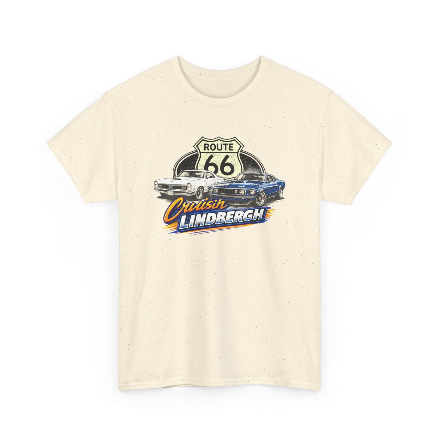 Route 66 Cruiser Tee — Classic Car "Cruising Lindbergh" T-Shirt