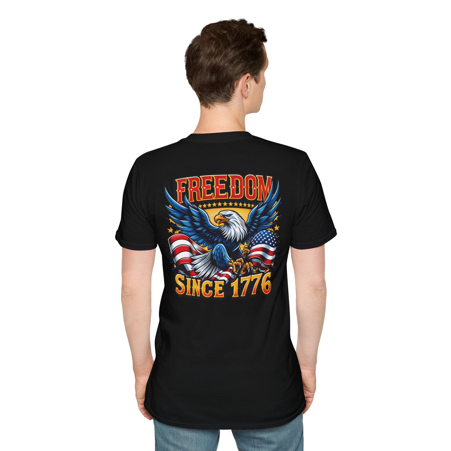 Freedom Since 1776 Graphic Tee Printify