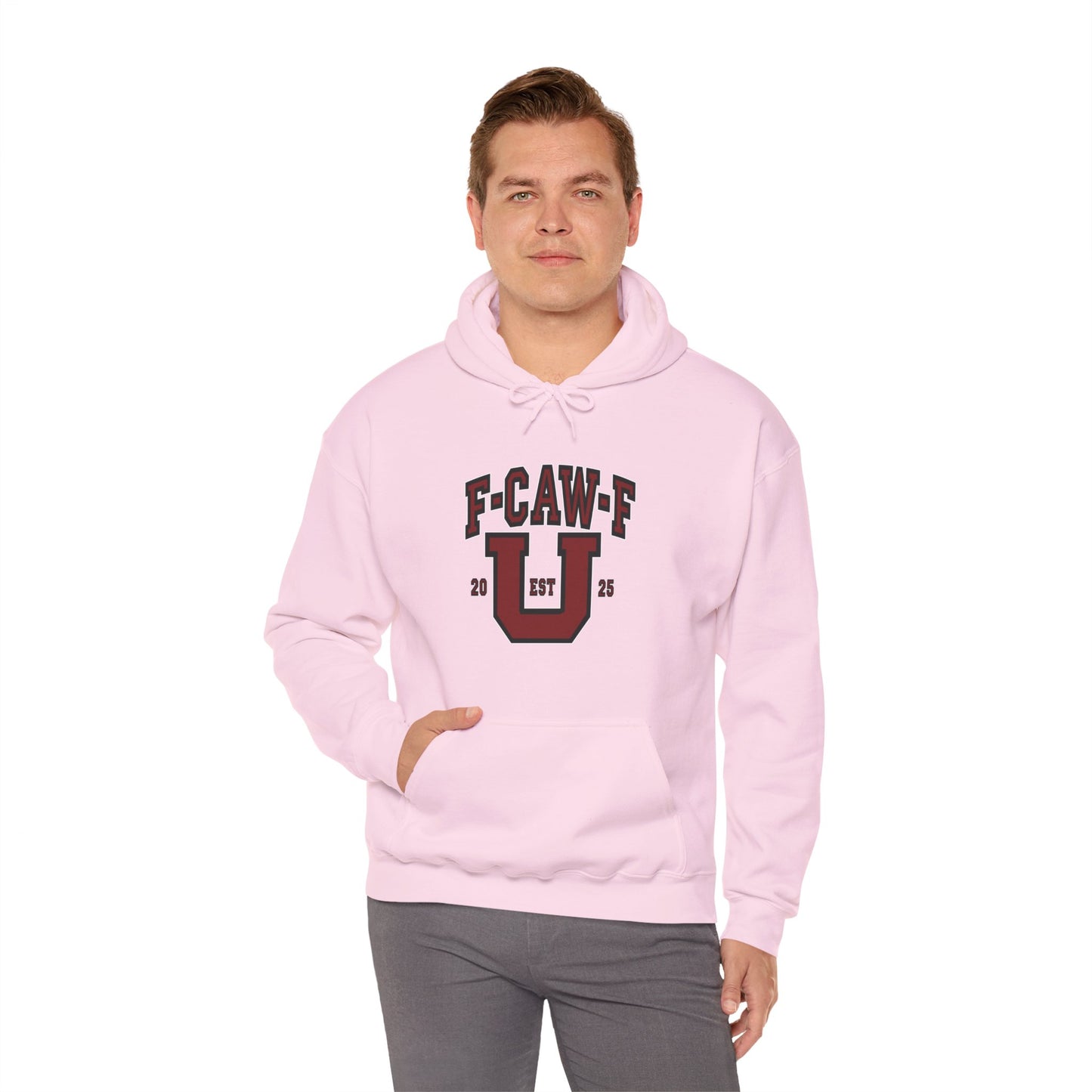 Unisex Heavy Blend™ Hooded Sweatshirt F-CAW-F U Front ChestDesign