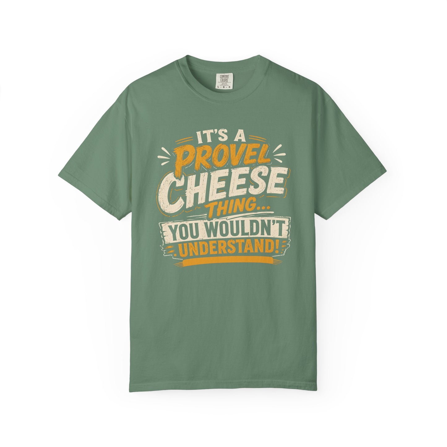 Comfort Colors Provel Cheese Shirt | St Louis Food Tee | Funny STL Provel Cheese T‑Shirt | Missouri Pride Comfort Colors Graphic Tee