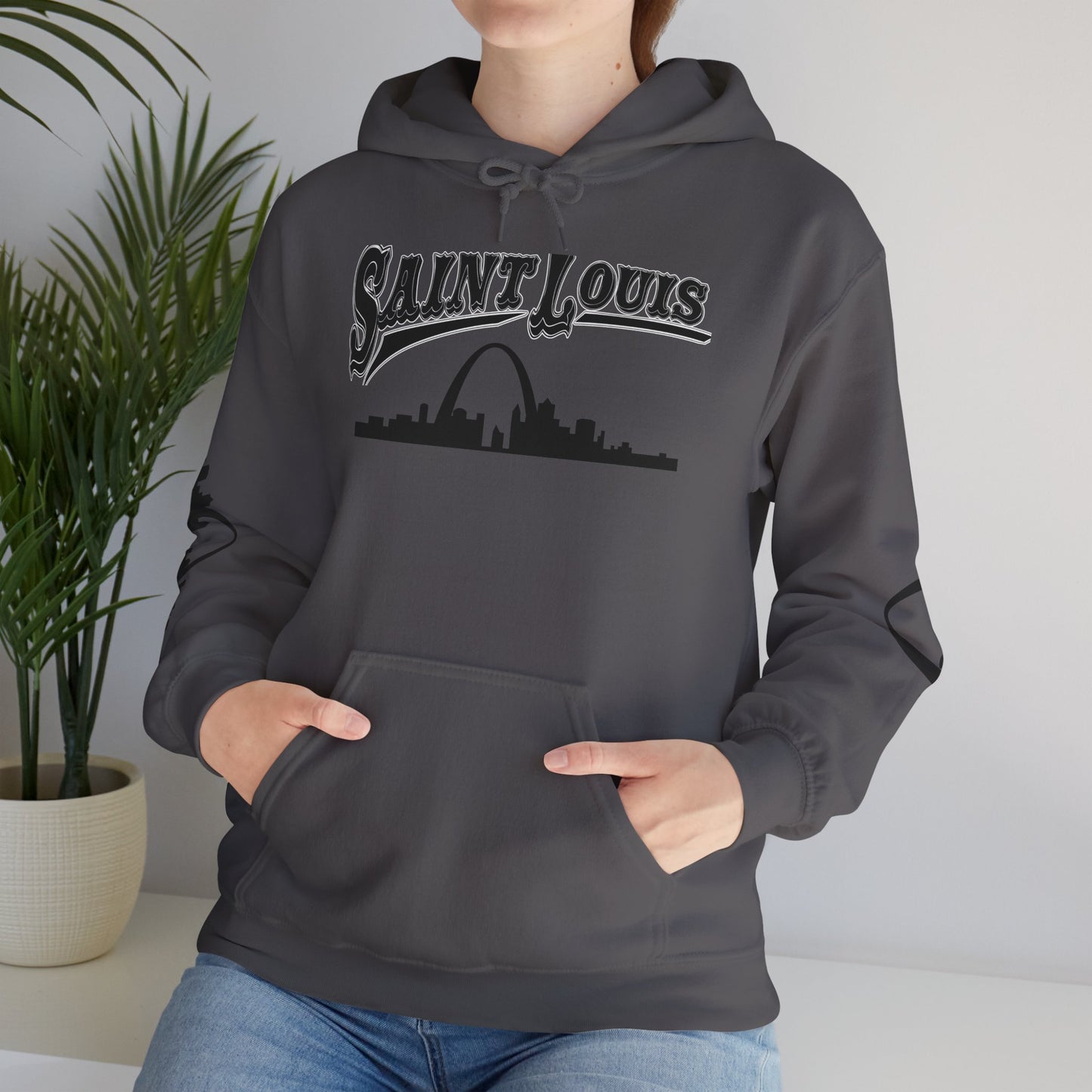 Saint Louis Skyline Hoodie - Unisex Heavy Blend™ Printify
