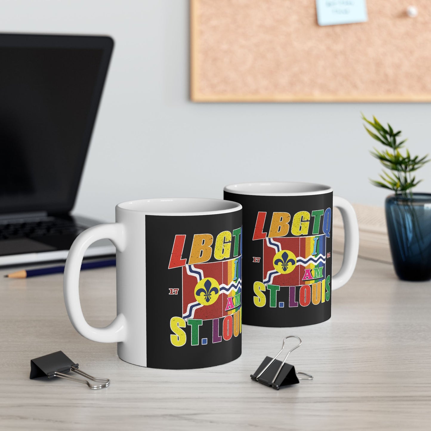 Ceramic Mug - Saint Louis LBGTQ Design