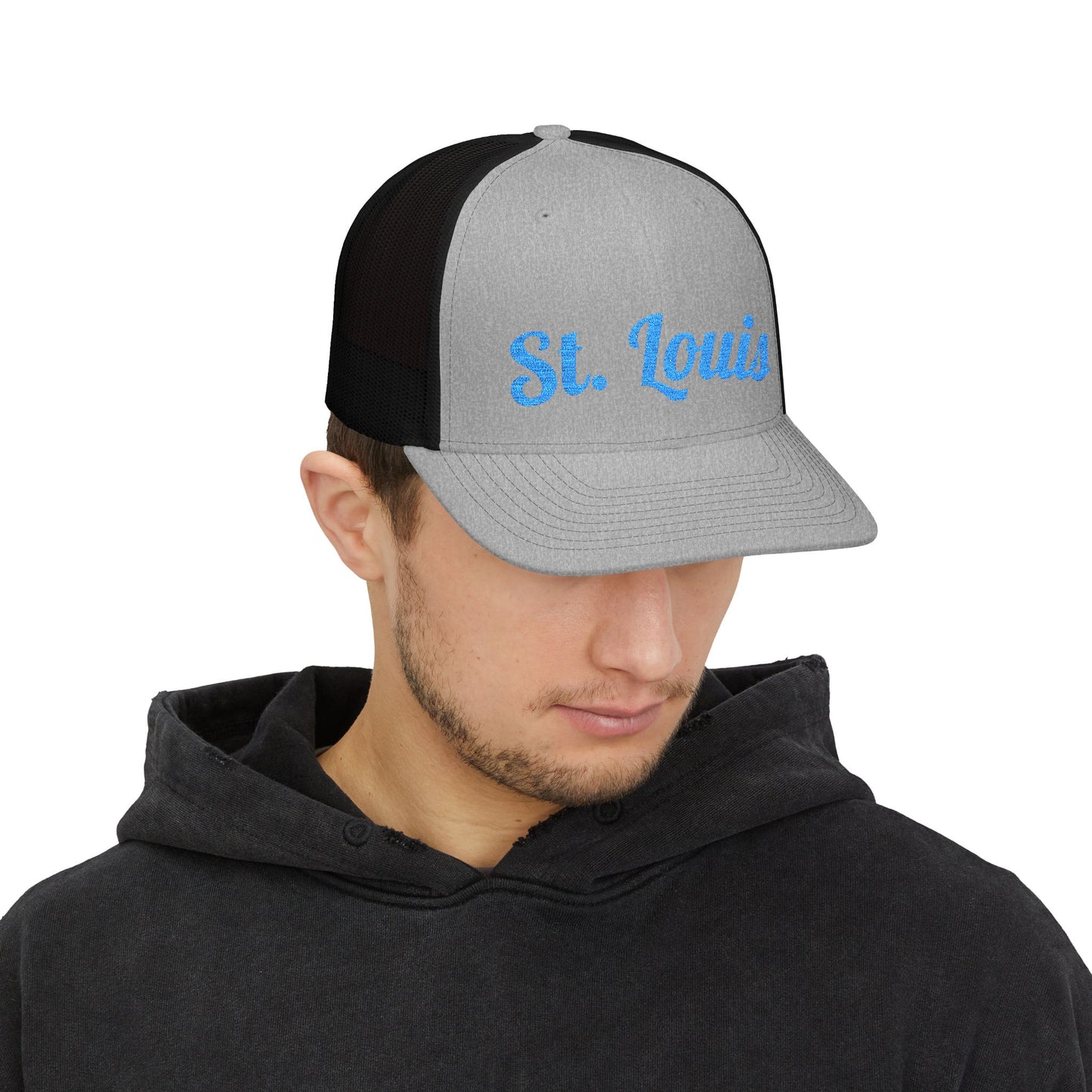 Snapback Trucker Cap- Saint Louis theme Printify