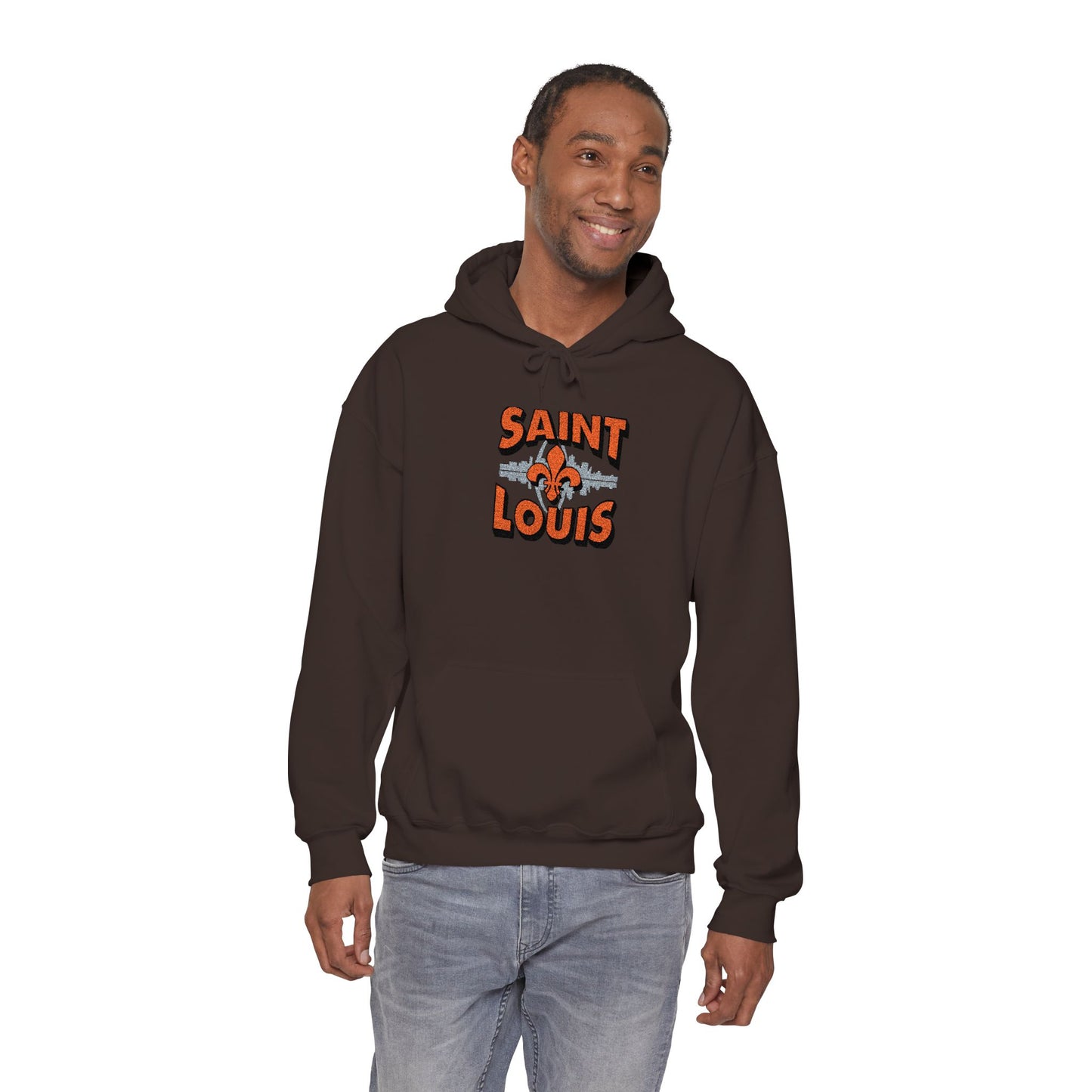 Saint Louis City Skyline Embroidered Hoodie