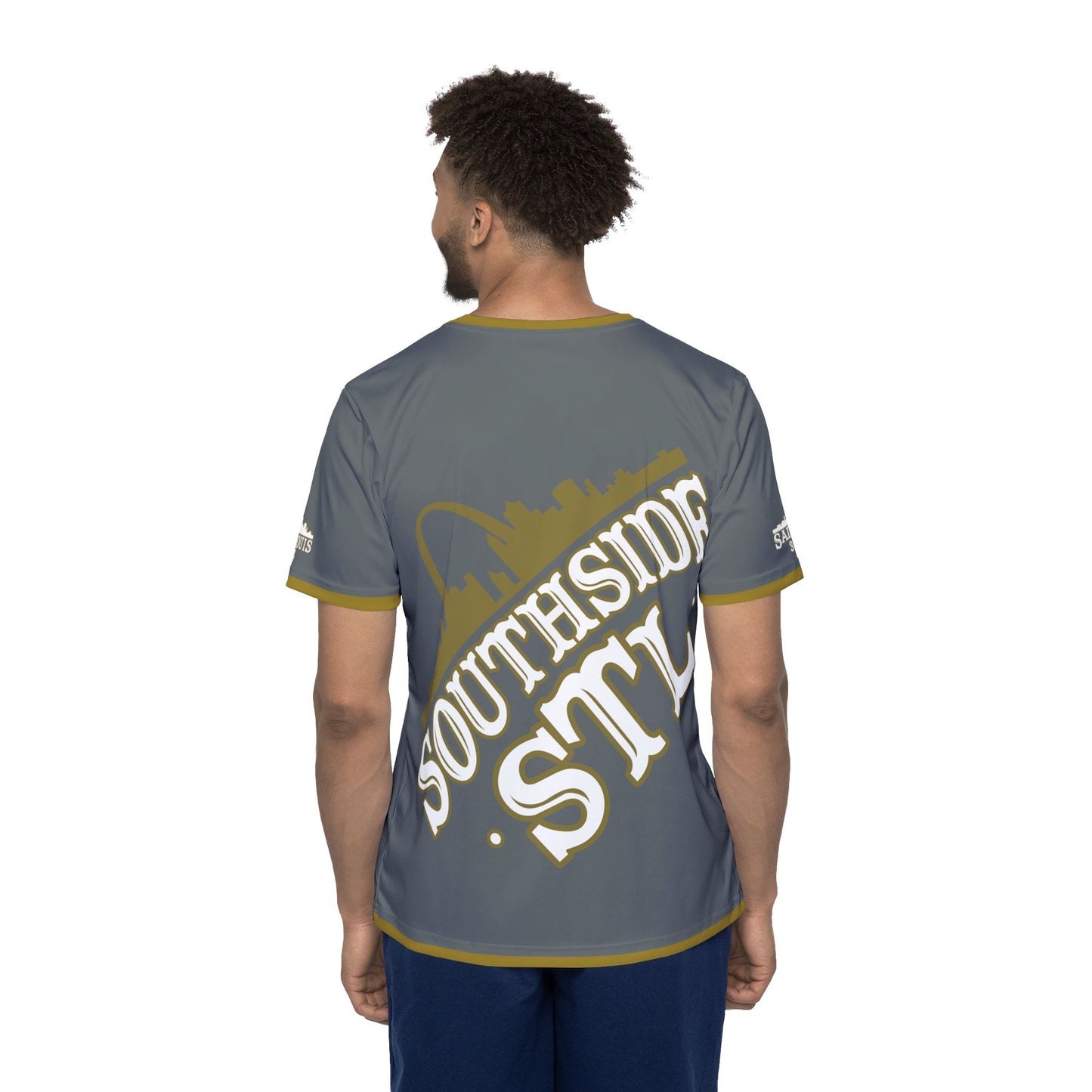 Southside STL All Over Print Sport Jersey (Dark Grey)– Gold Skyline Edition