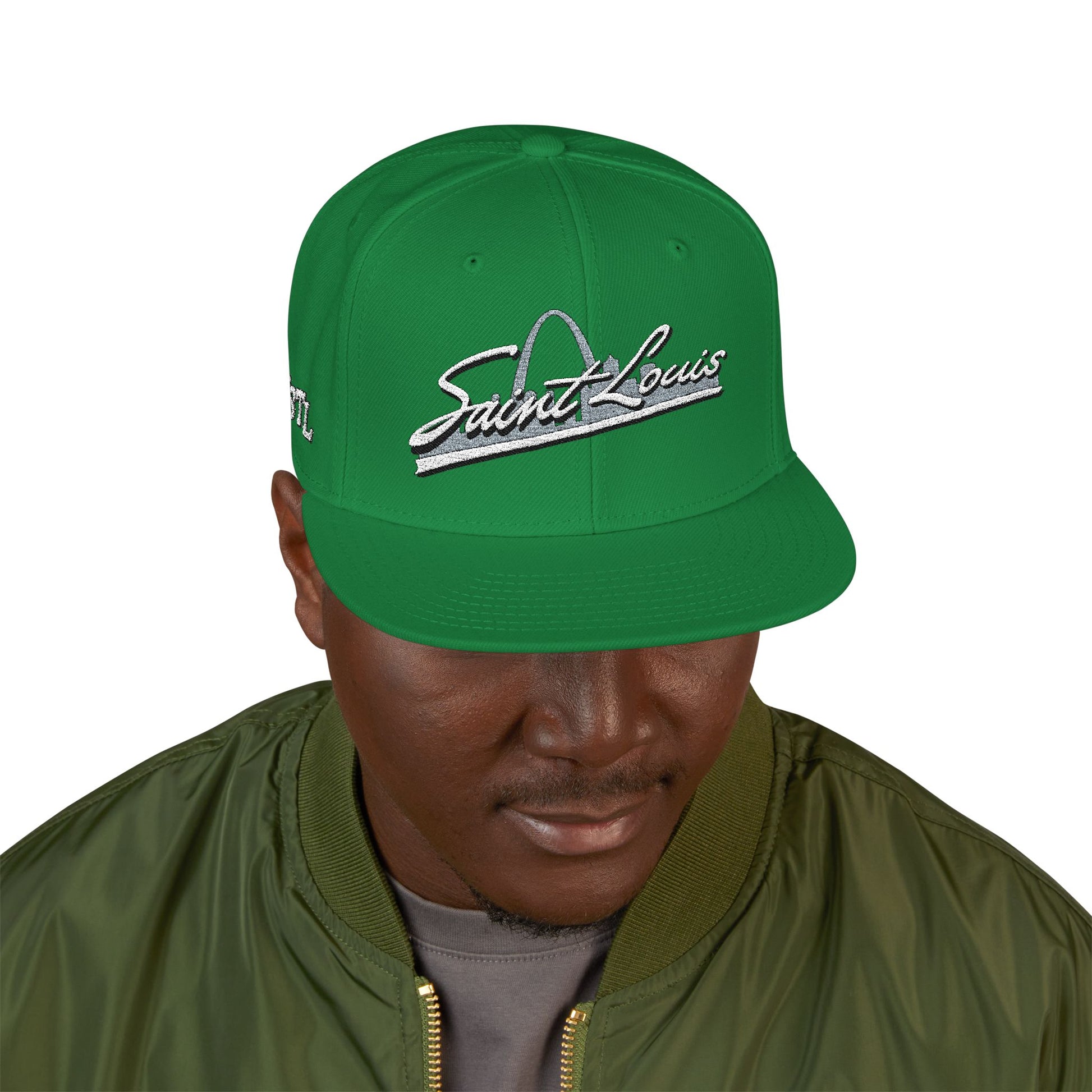 Snapback (Embroidery)-Saint Louis Logo Printify
