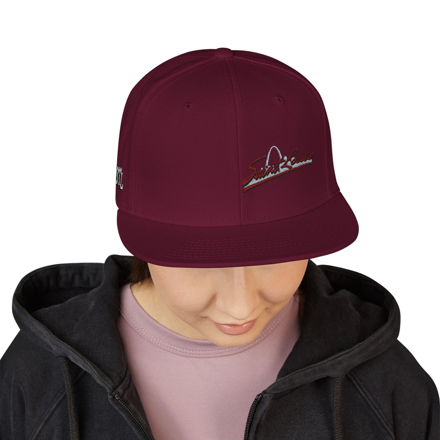 Embroidered Saint Louis Snapback Hat
