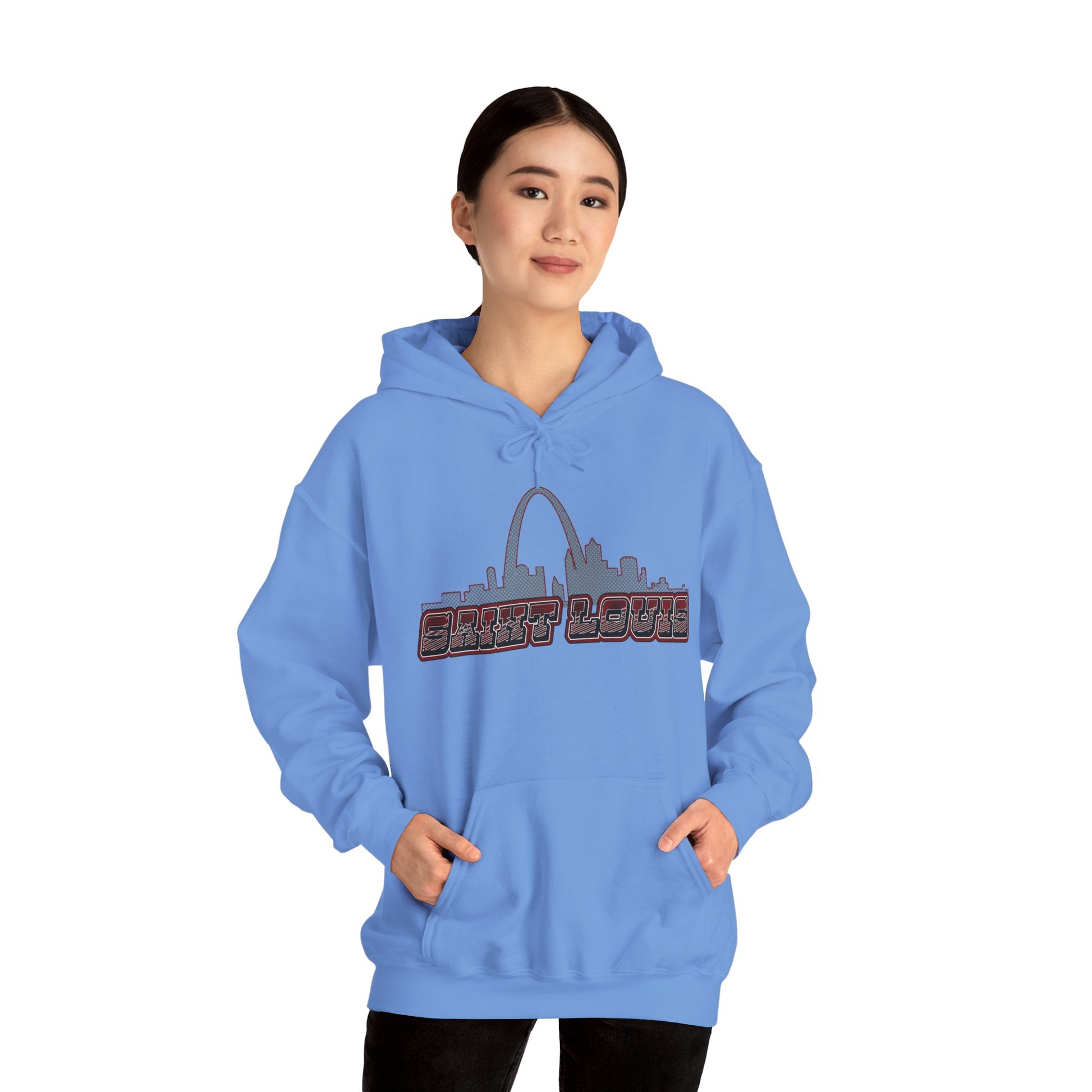 Saint Louis Graphic Hoodie - Unisex Sweatshirt Printify