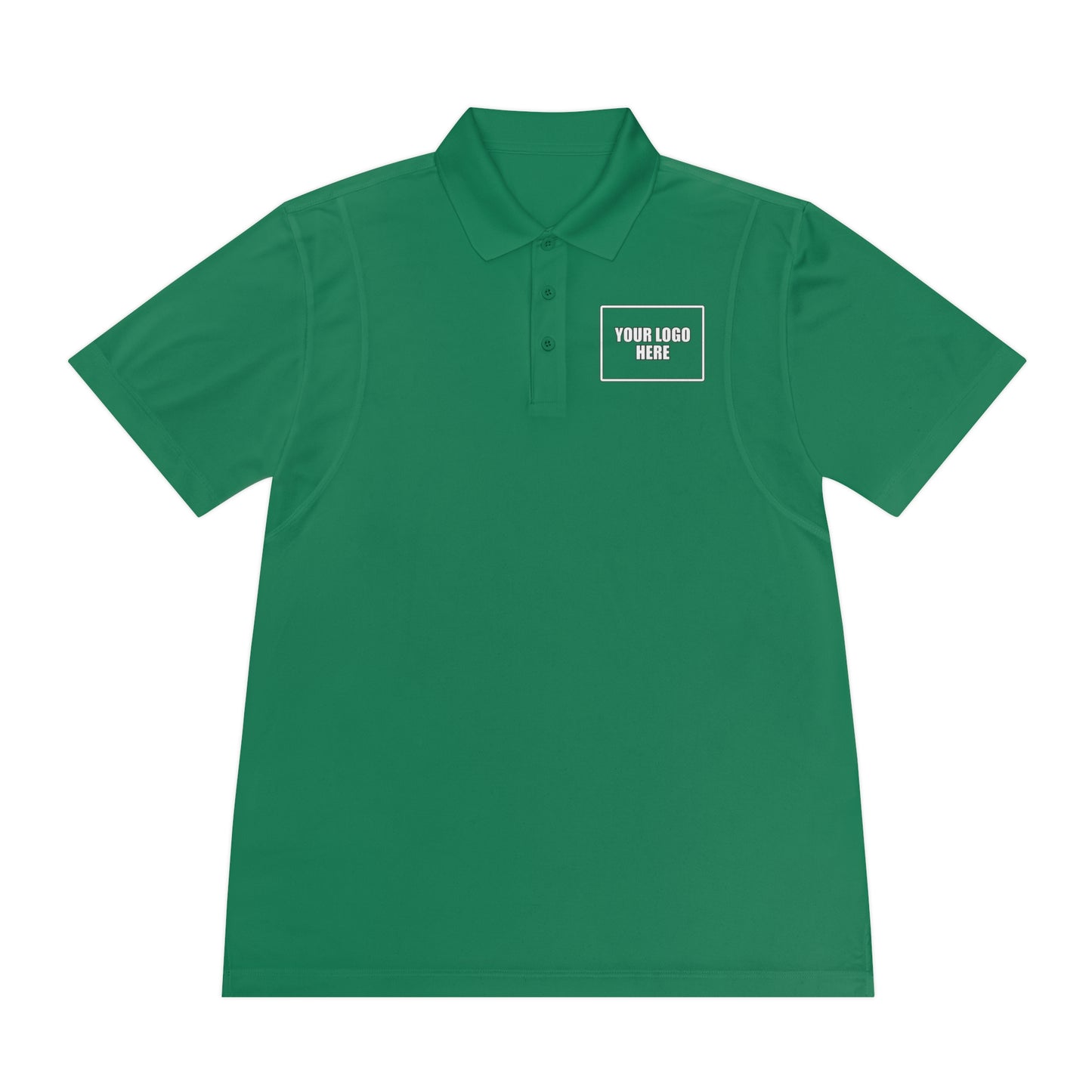 Customizable Sport Polo Work Shirt - Front & Back Logo Work Polo