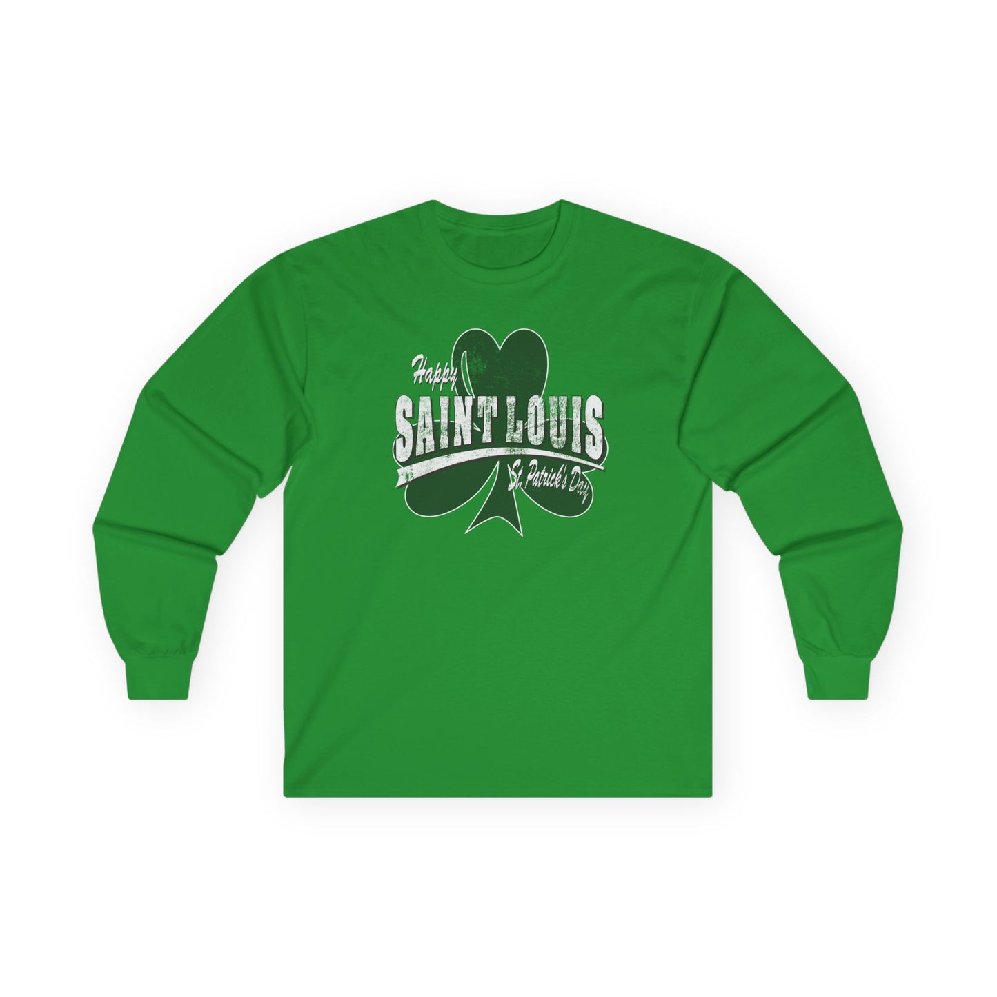 Saint Louis Shamrock Long Sleeve Tee — St. Patrick’s Day Irish Pride Shirt