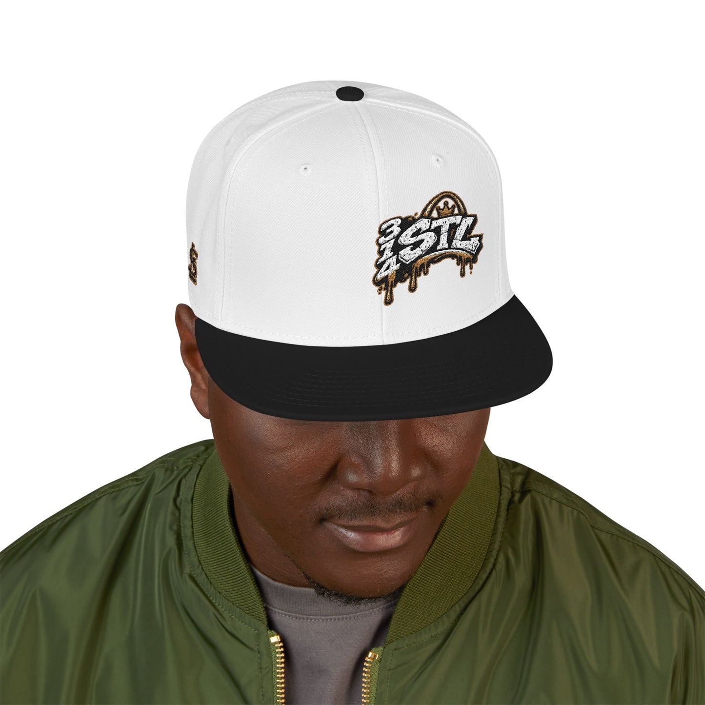 Snapback Hat — STL Drip Embroidered Baseball Cap