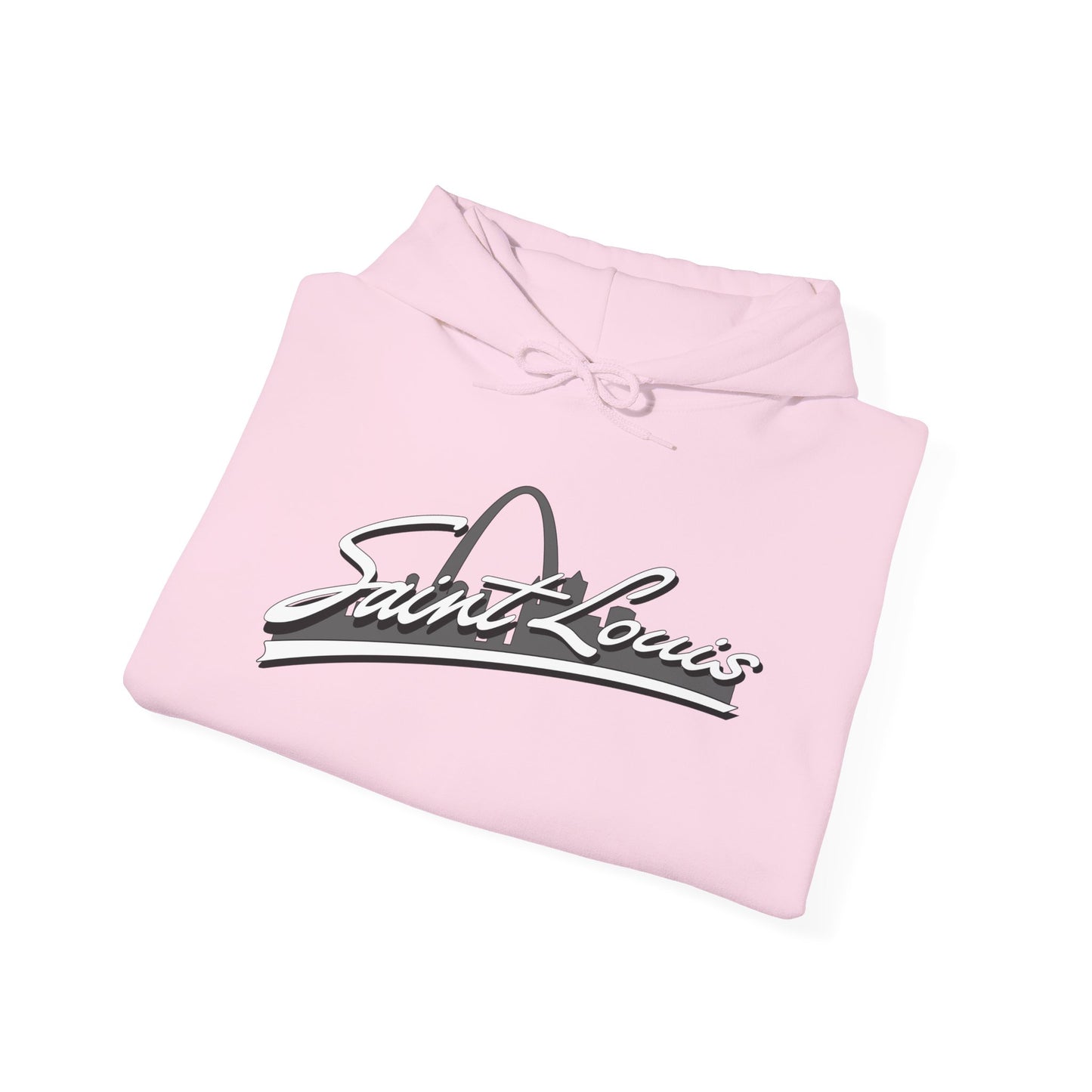 Saint Louis Graphic Hooded Sweatshirt Printify